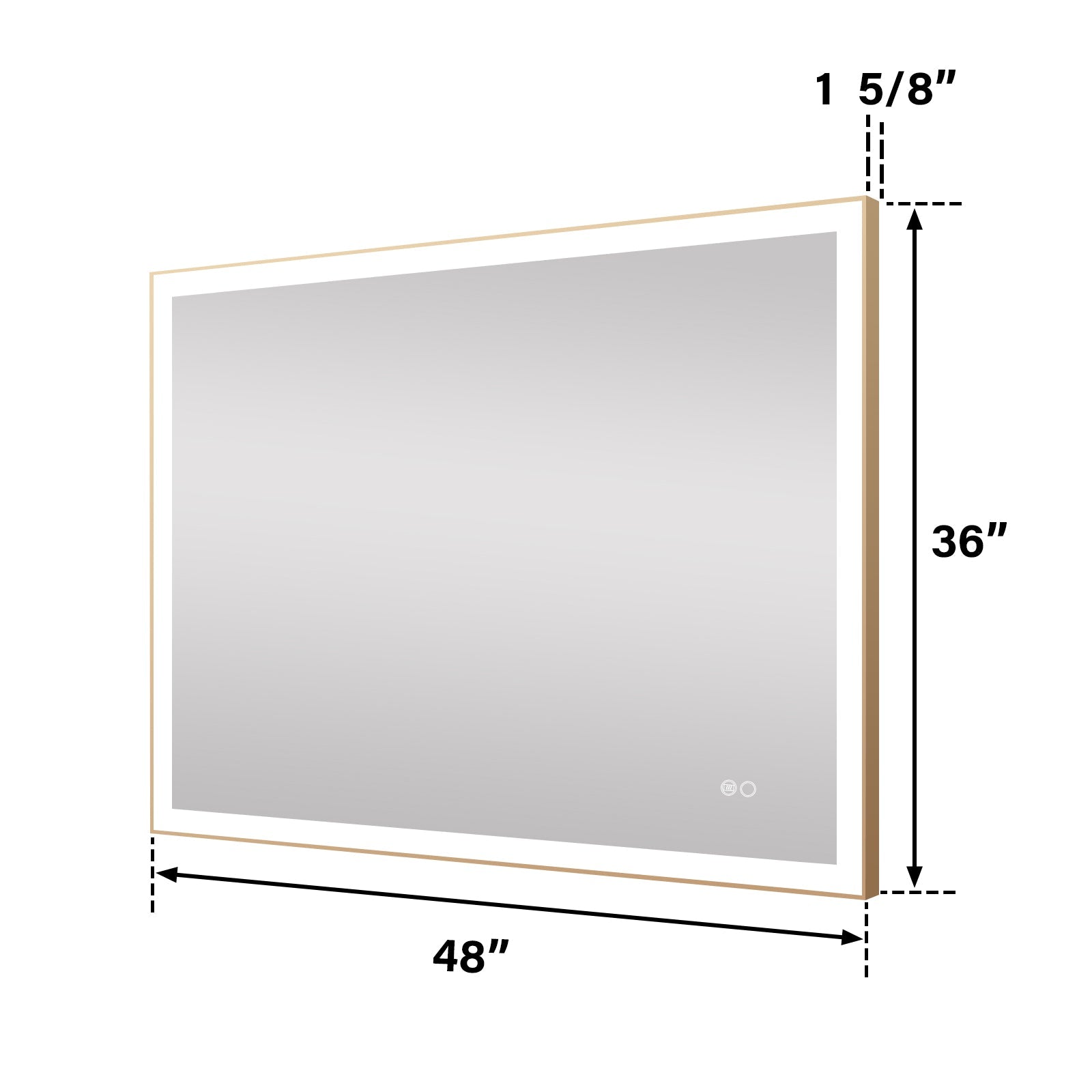 Bathroom Wall Mirror Size