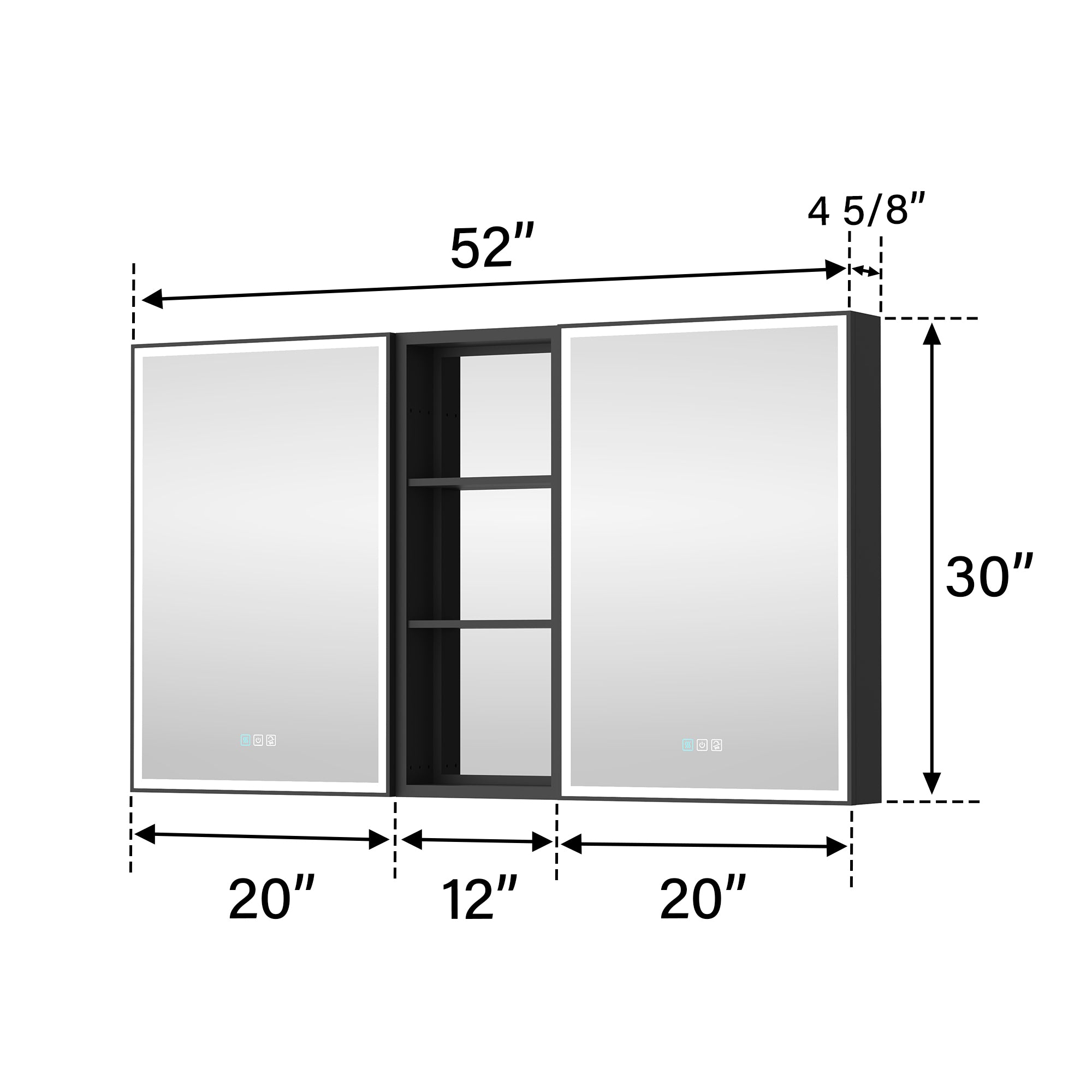 Wall Mount Medicine Cabinet Size
