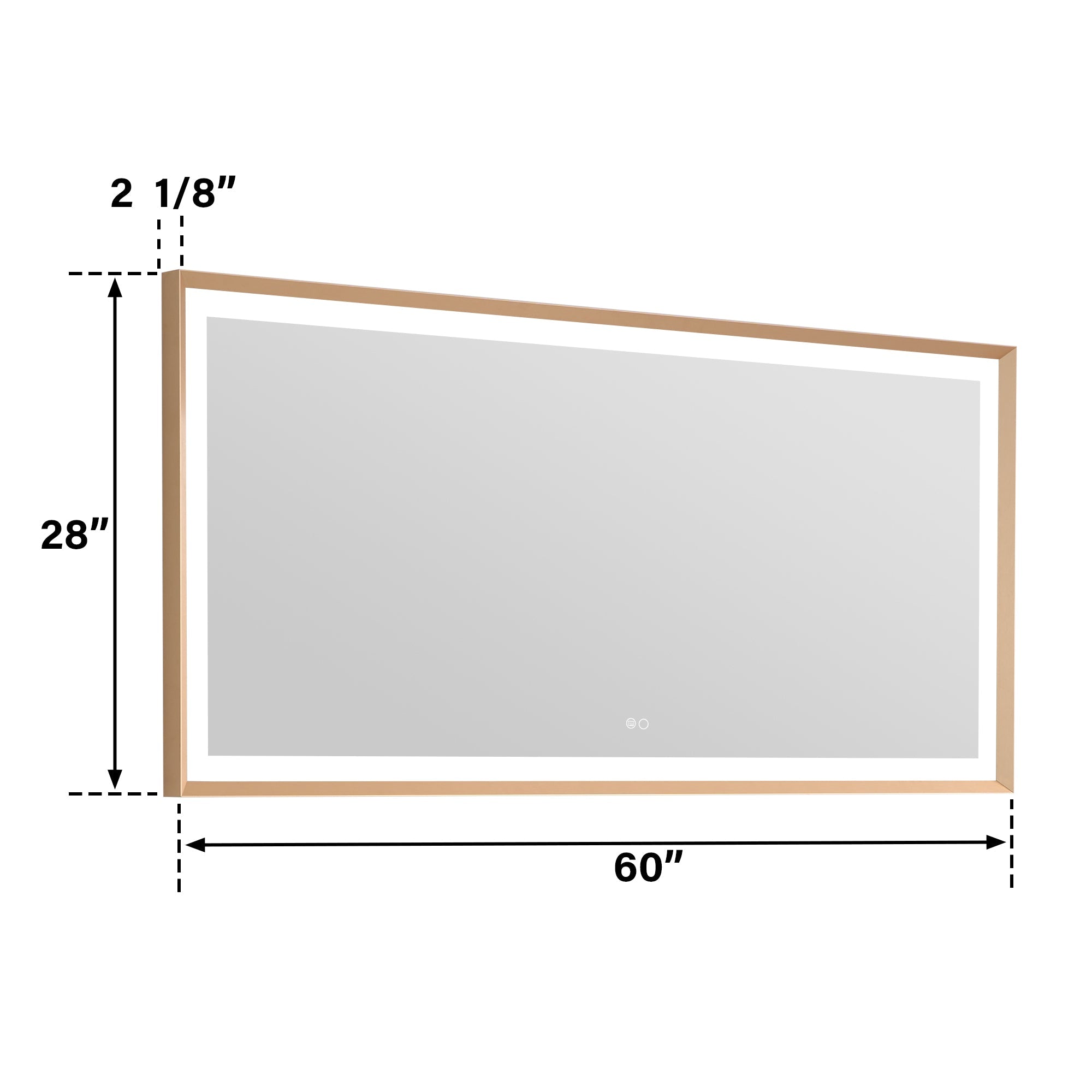 Rectangle Bathroom Mirror Size