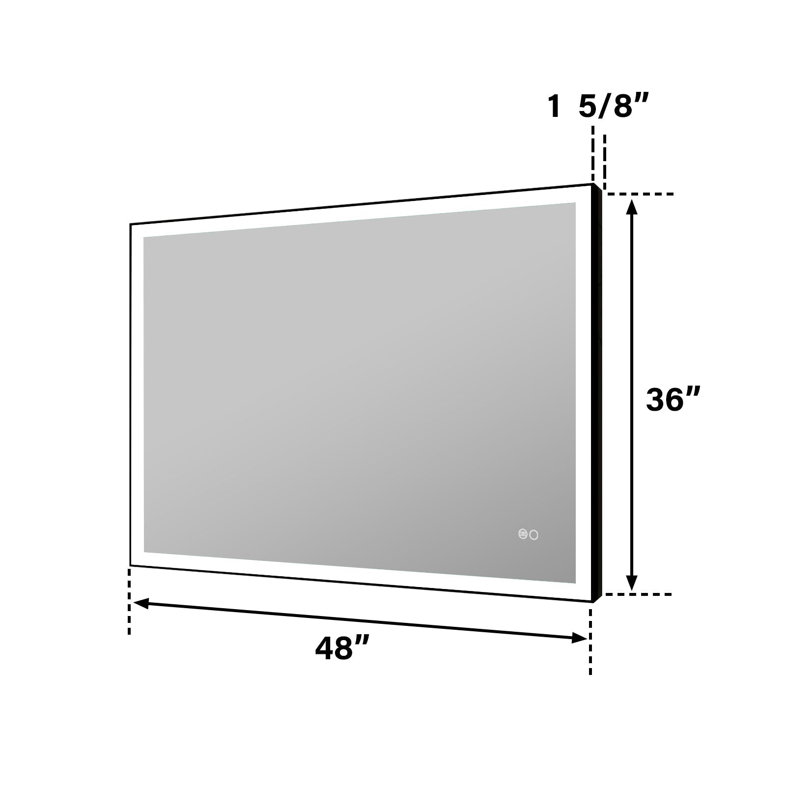 Bathroom Wall Mirror Size
