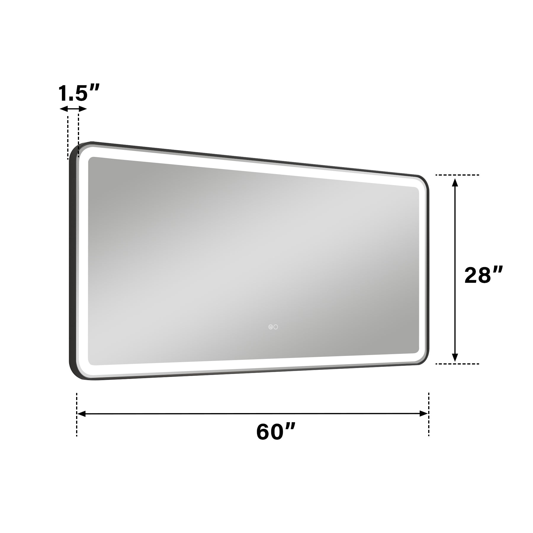 Rectangle Bathroom Mirror Size