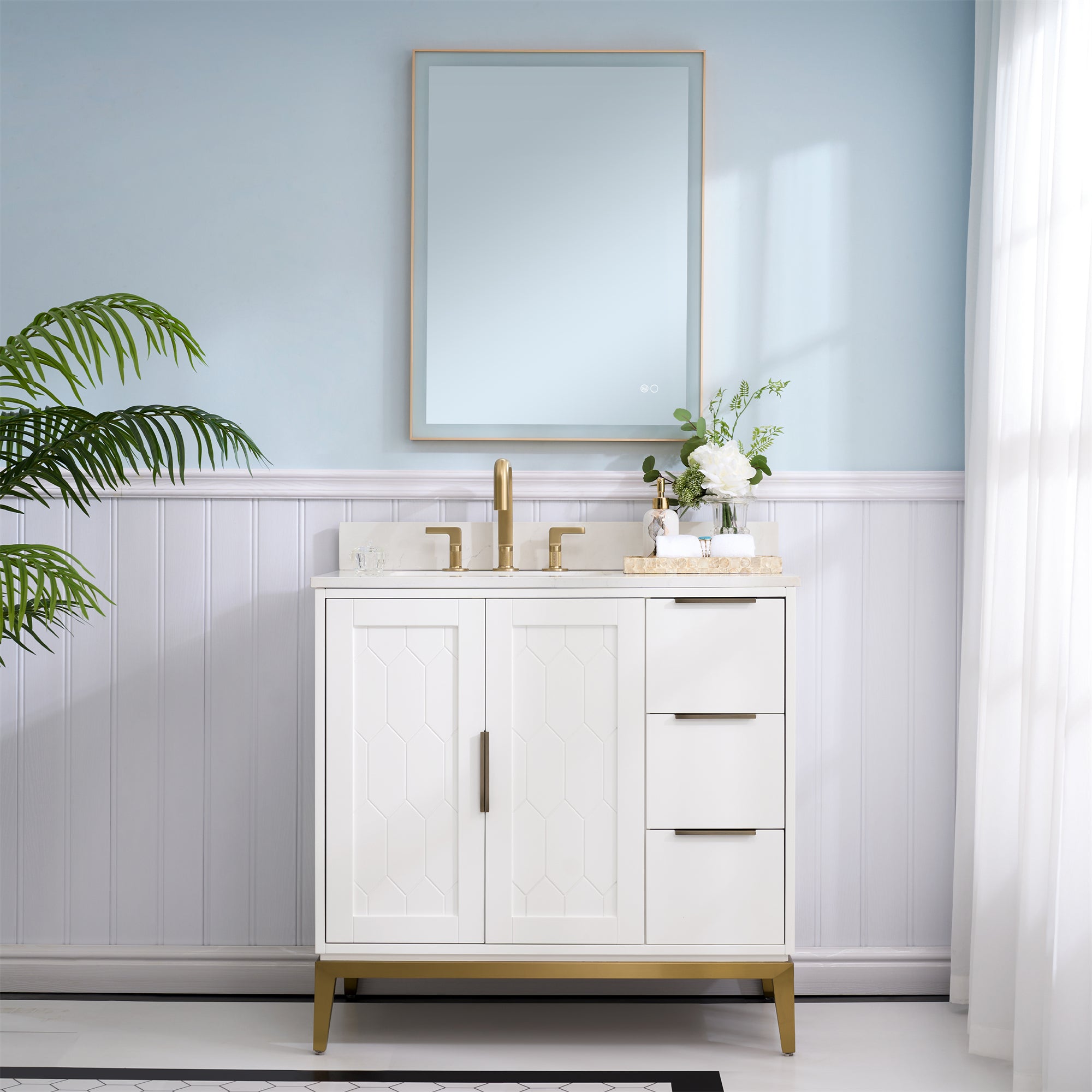 Solid Wood Bathroom Vanity