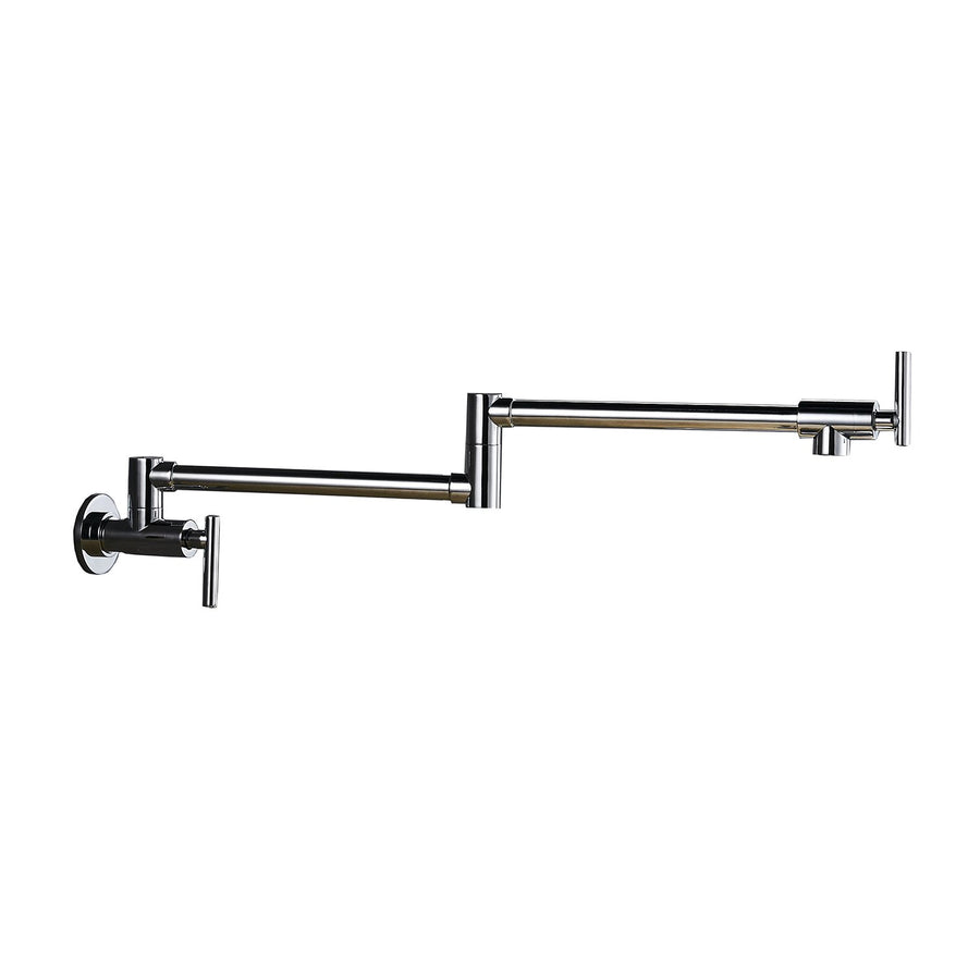 Wall Mounted Pot Filler with Double Handle