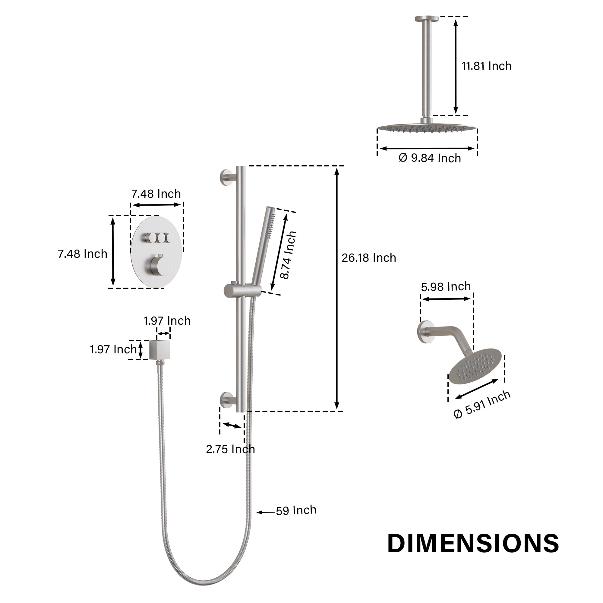 #Color_Brushed Nickel
