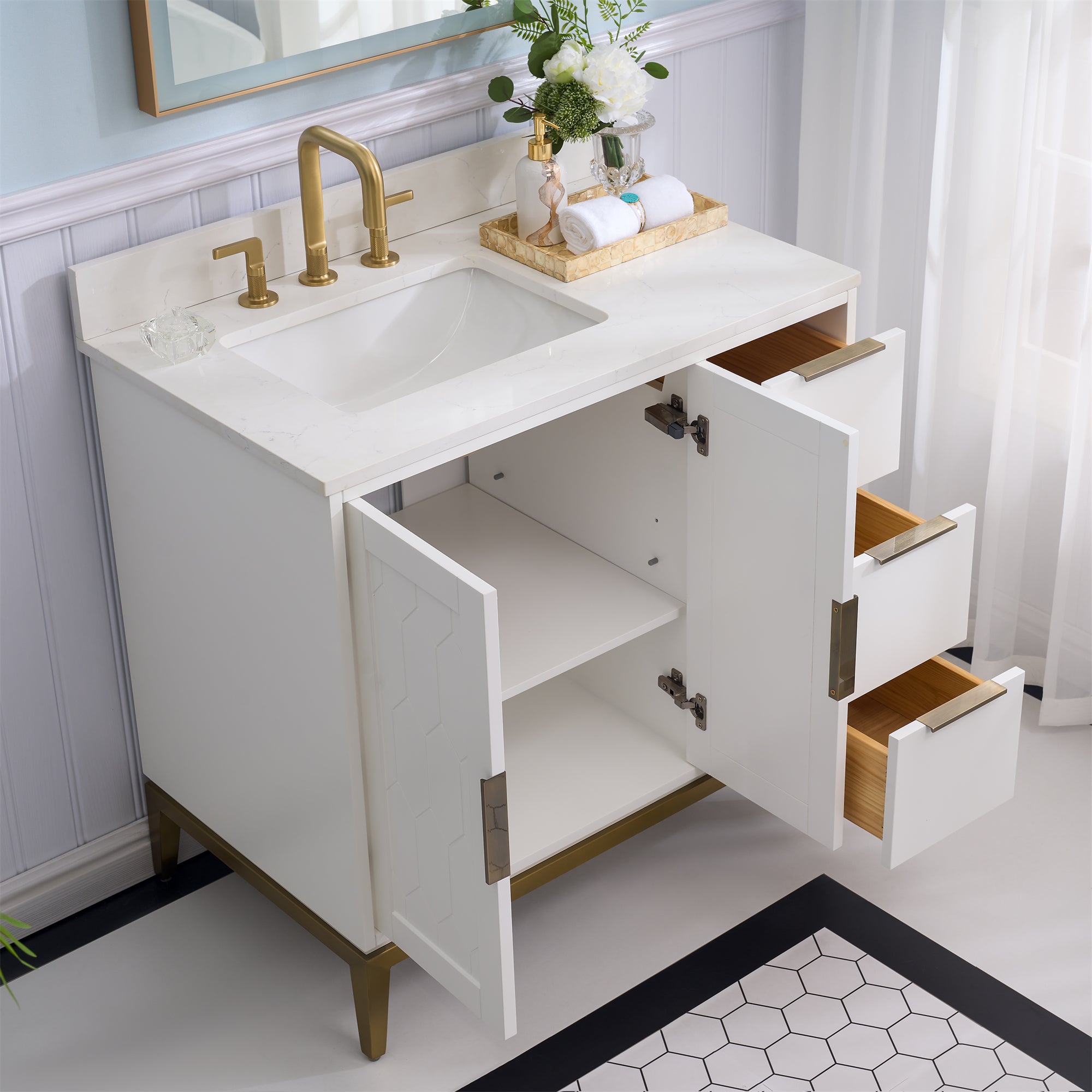 Wooden Bathroom Vanity
