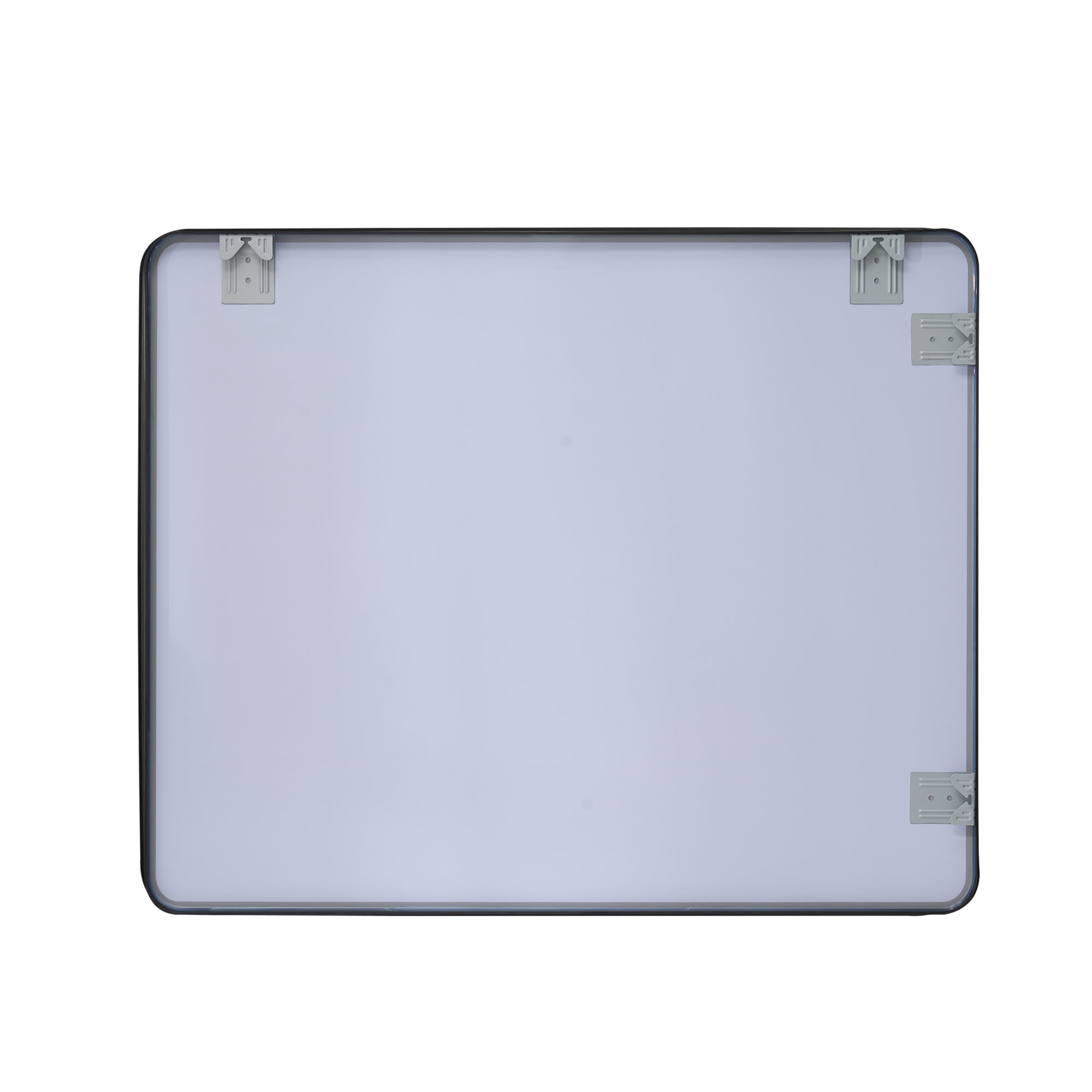 30-in W x 36-in H Black Rectangular Framed Bathroom Vanity Mirror, Aluminum Frame