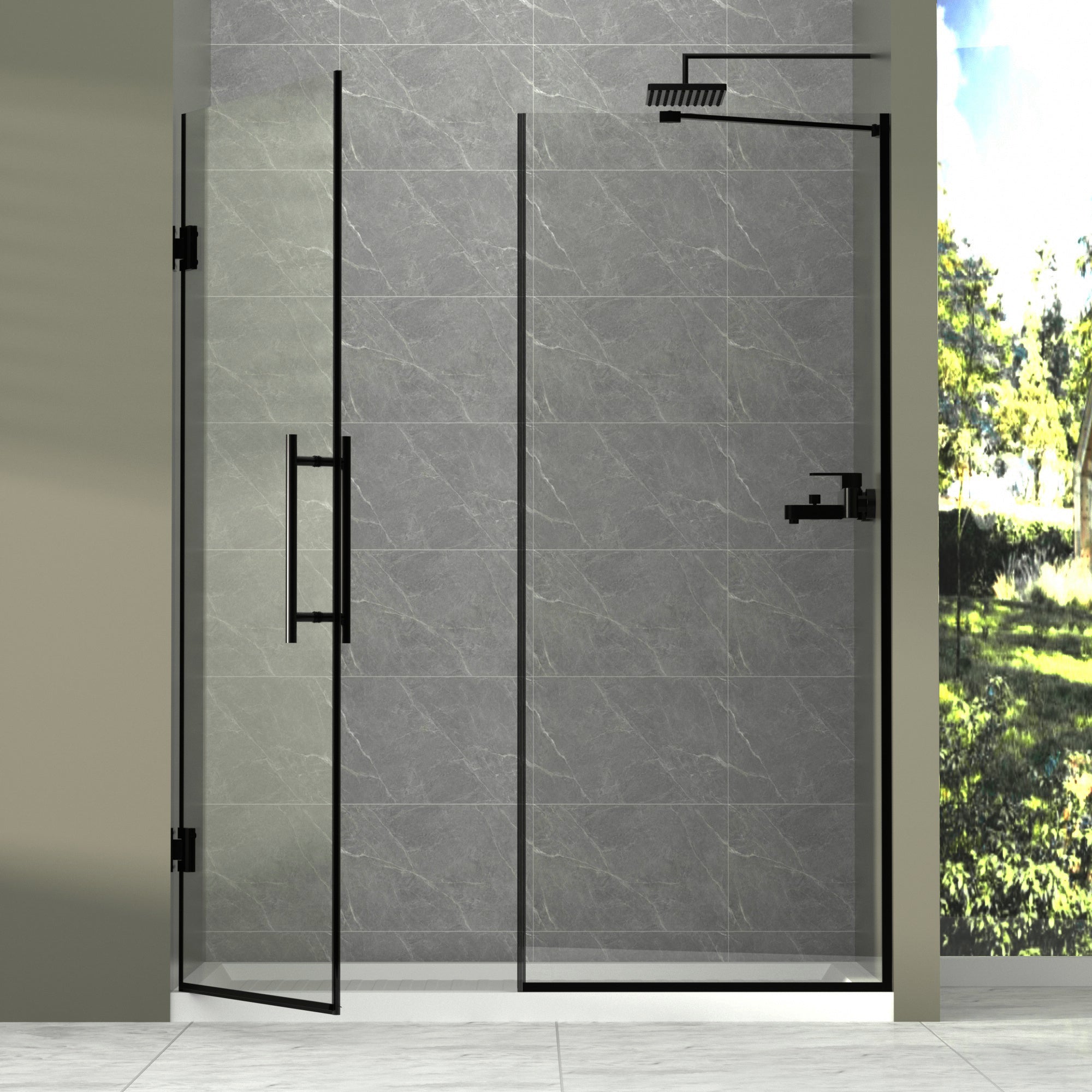 Glass Door Shower