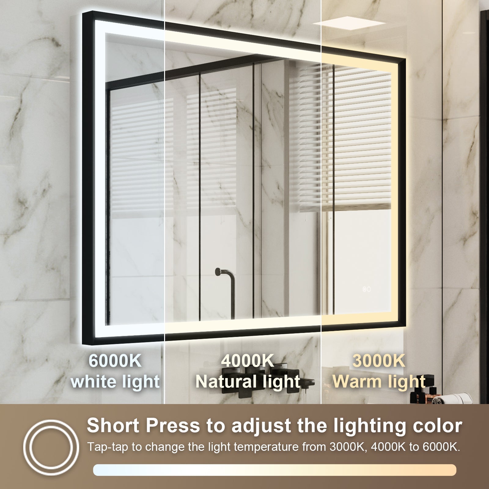 Bathroom Mirrors with LED Lights