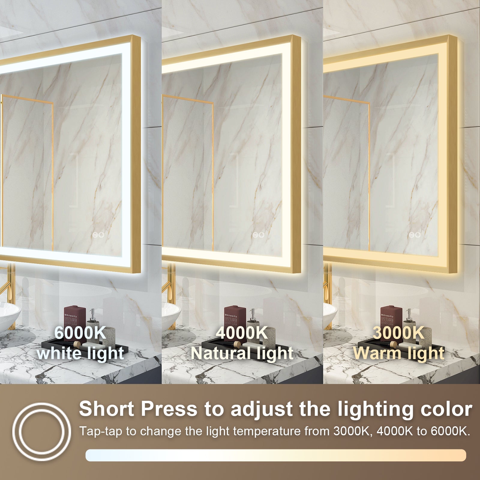 Dimmable Bathroom Mirror