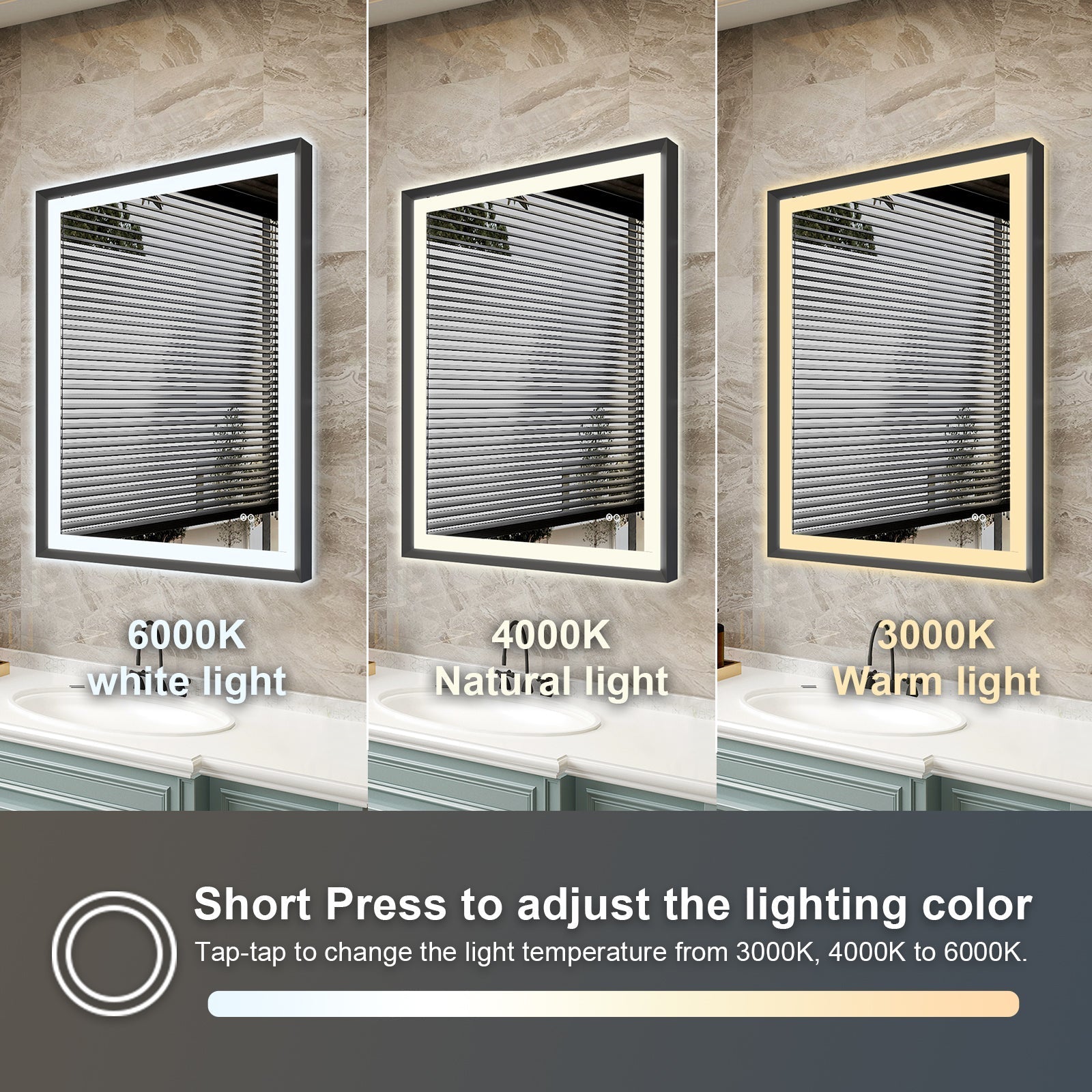 Lighted Bathroom Mirror