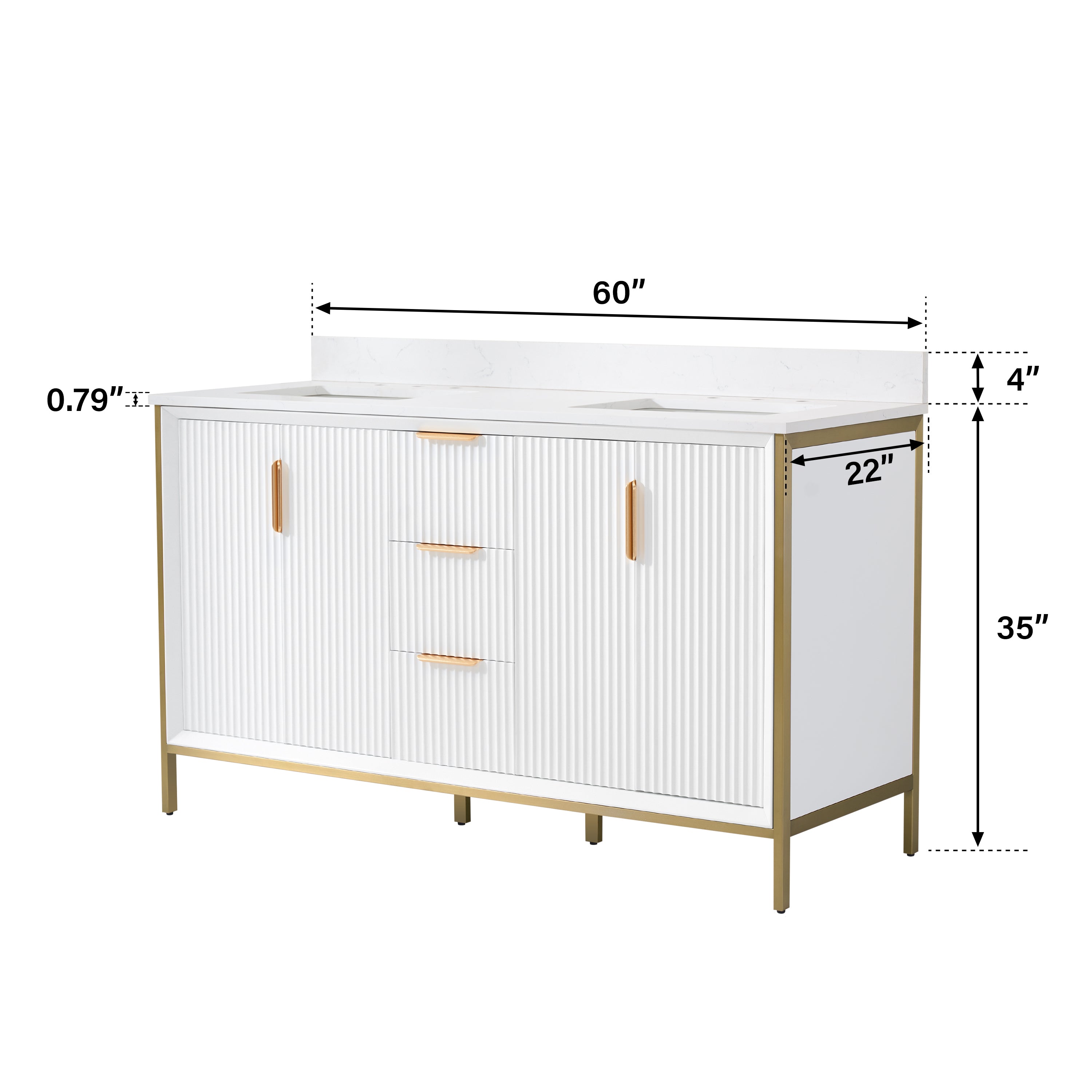 Double Sink Bathroom Vanity