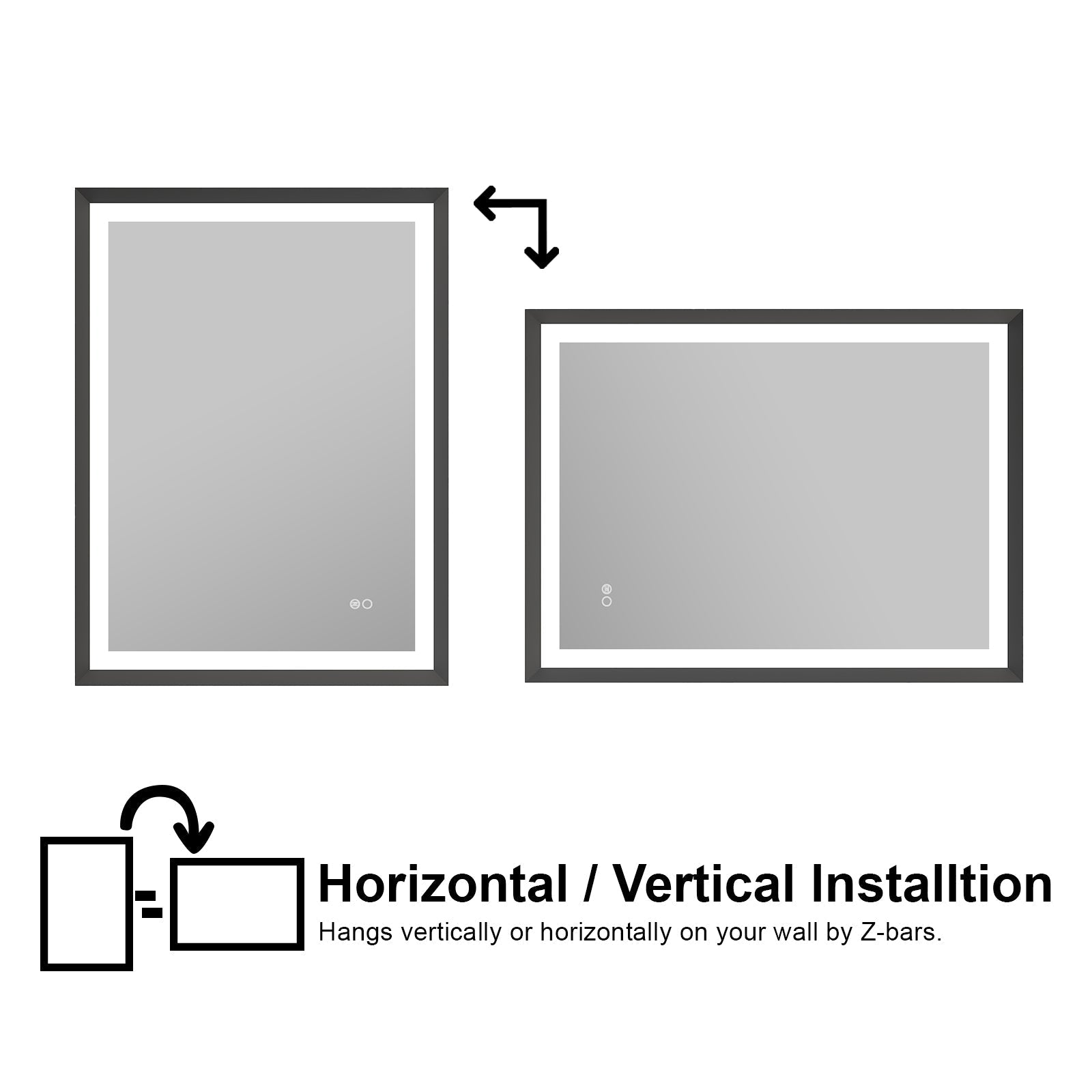 Bright Light Bathroom Mirror