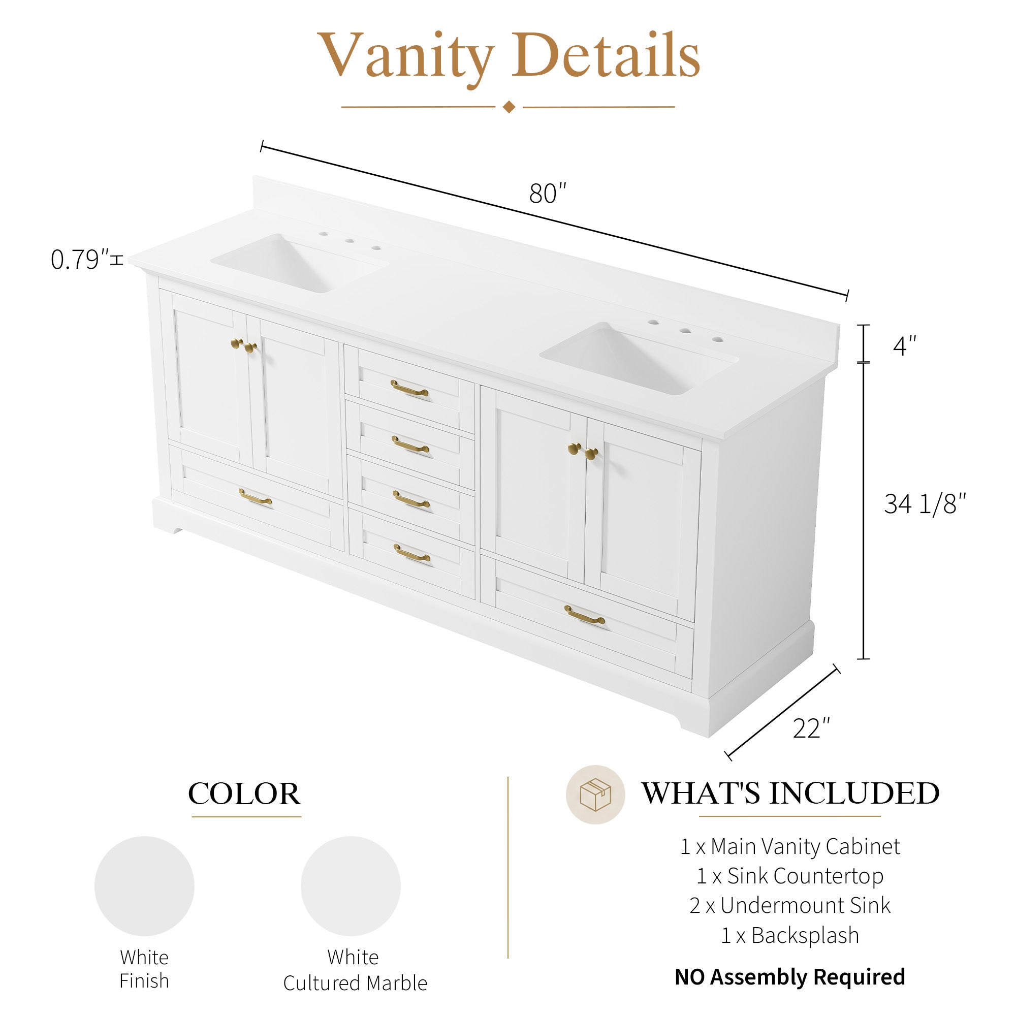 #Handle Color_Brushed Gold
