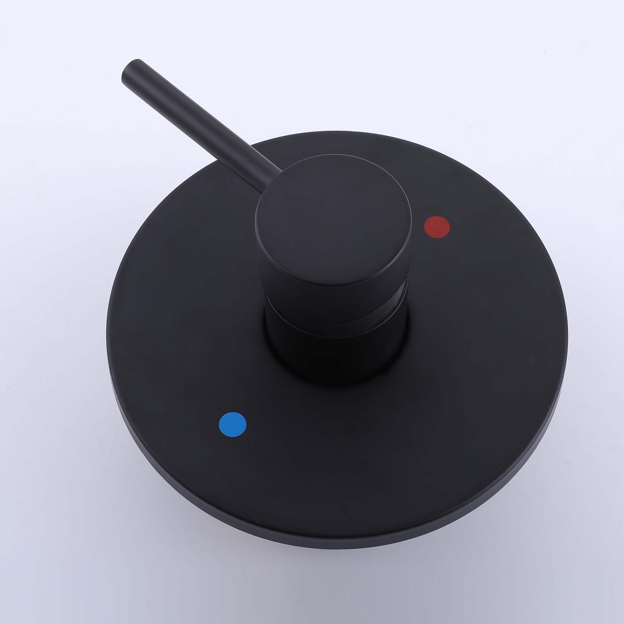 Wall Mounted Multifunctional Complete Shower System with Drain Valve in Matte Black