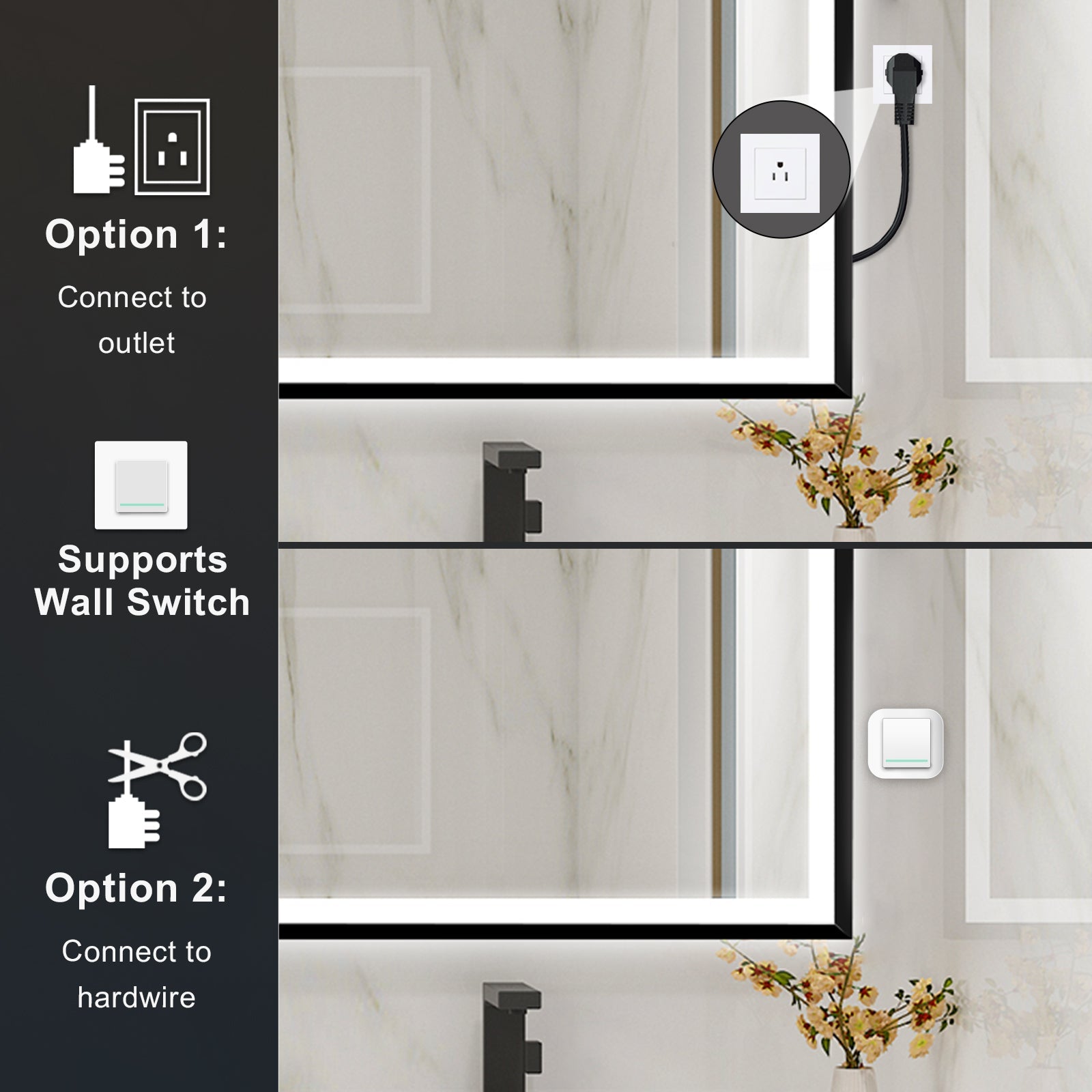 Large Bathroom Mirror