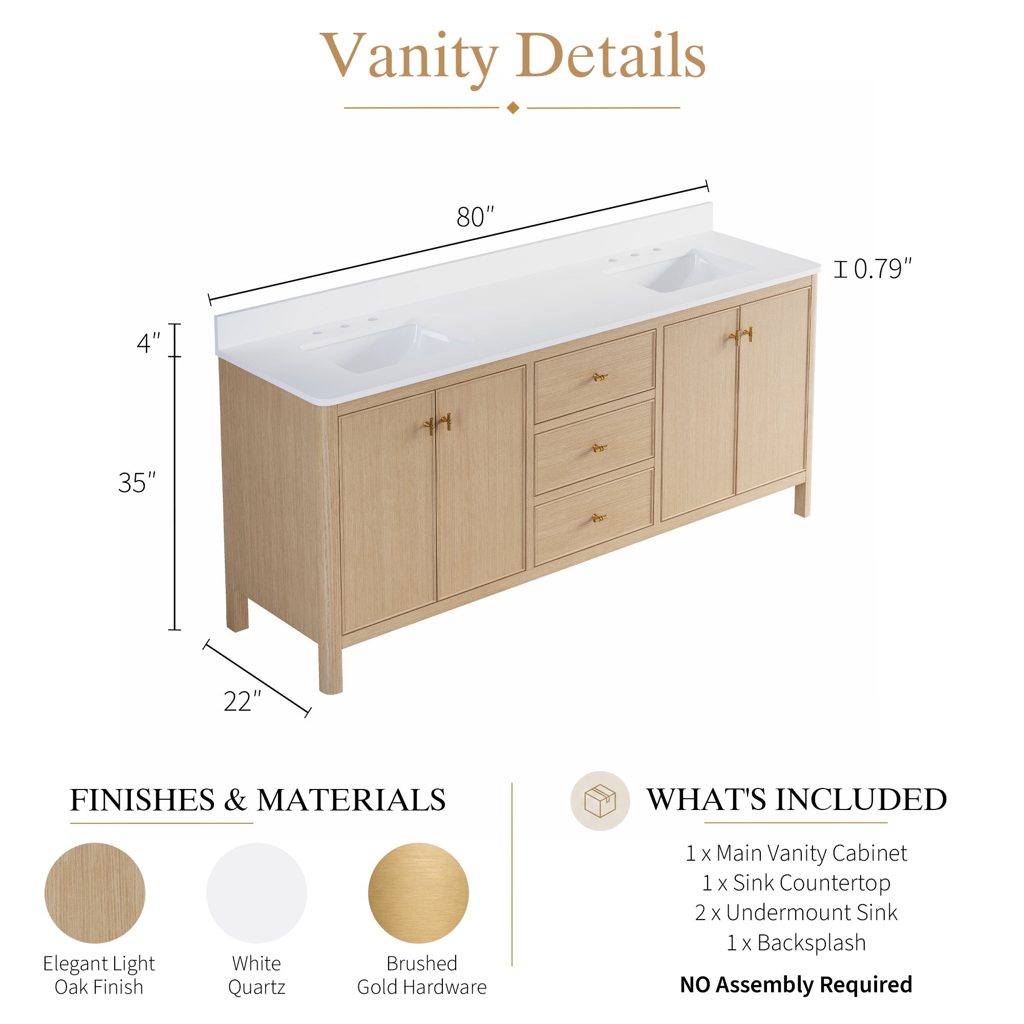 #Handle Color_Brushed Gold