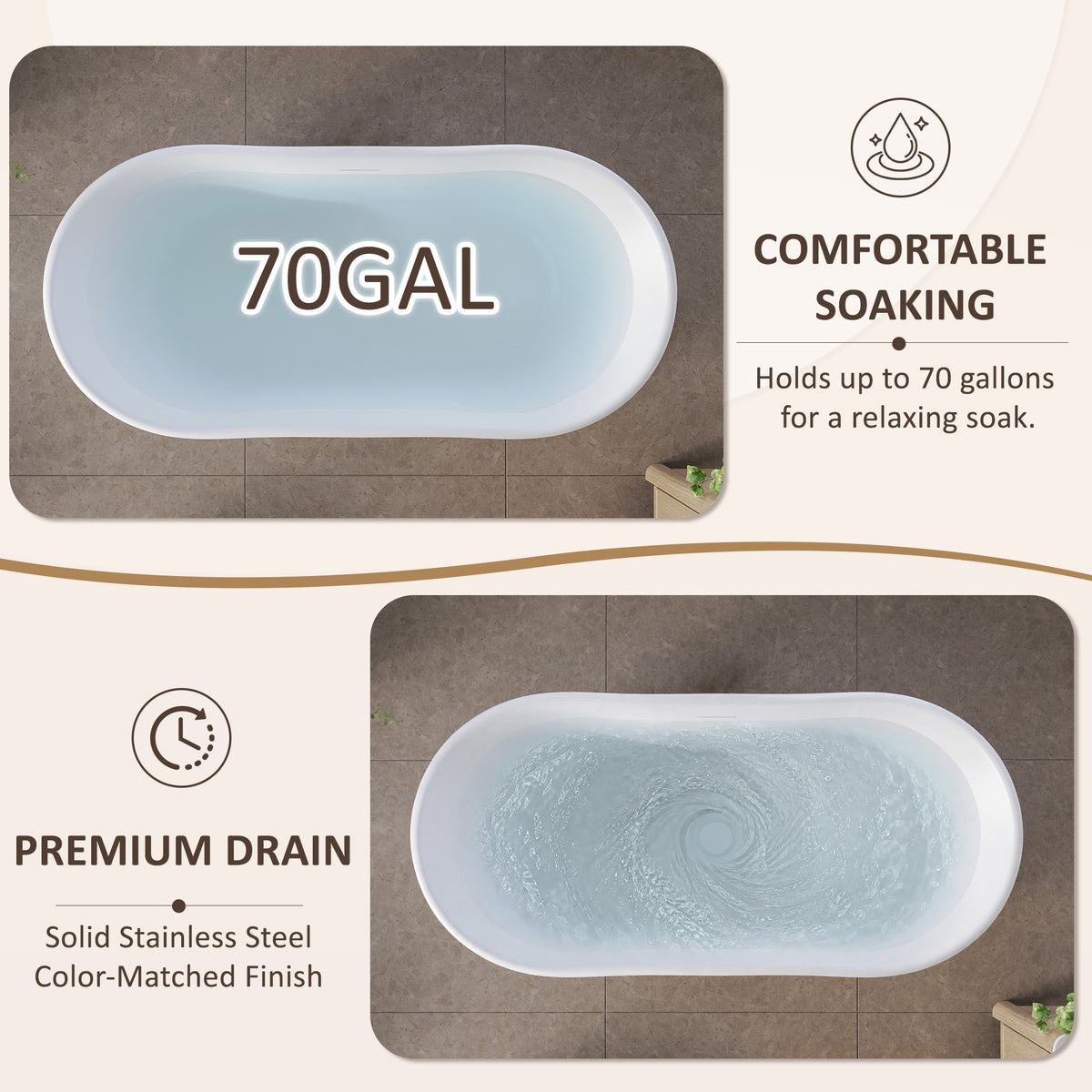 #Drain Finish_Brushed Gold