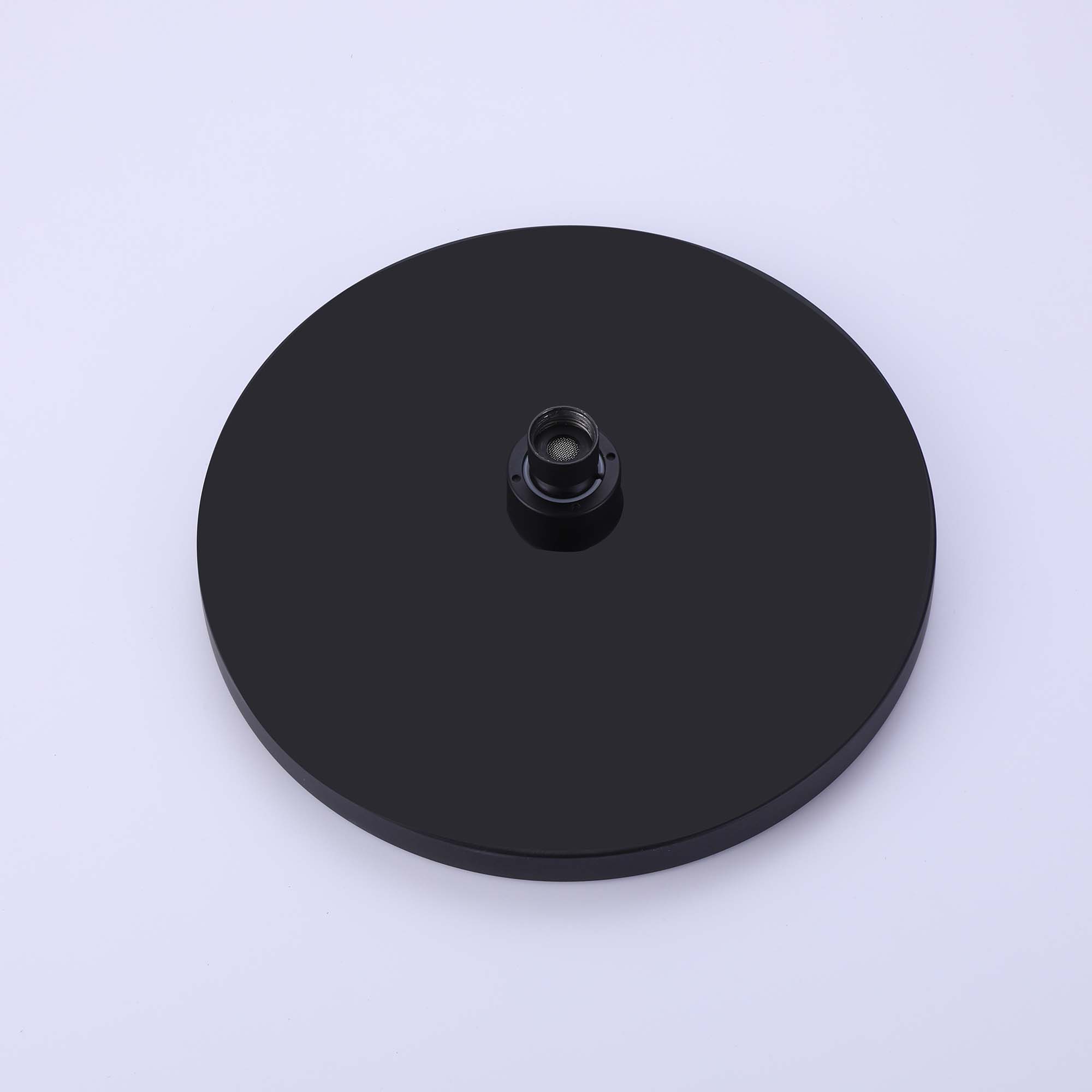 Wall Mounted Multifunctional Complete Shower System with Drain Valve in Matte Black