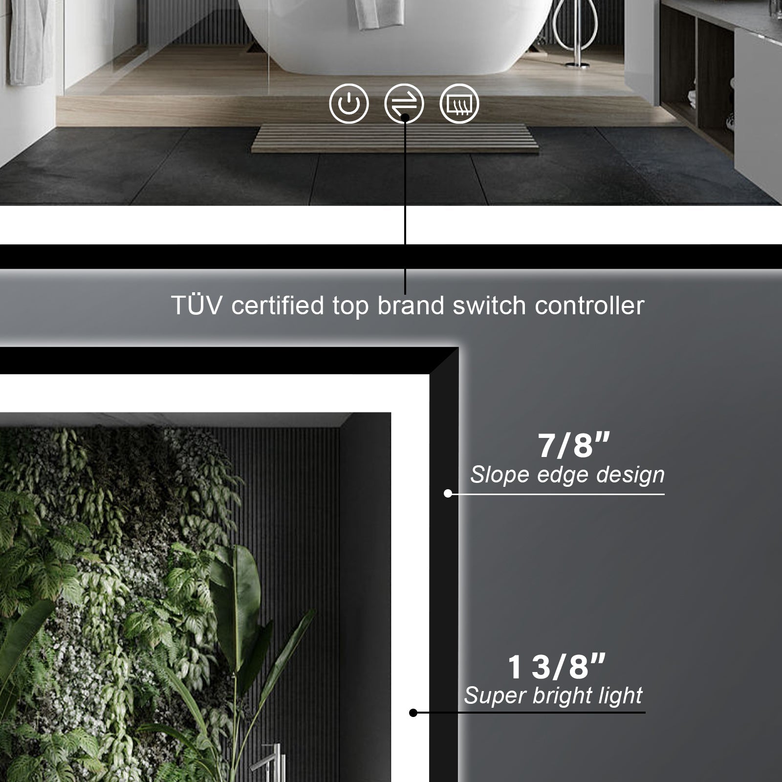 Bathroom Lighted Mirror