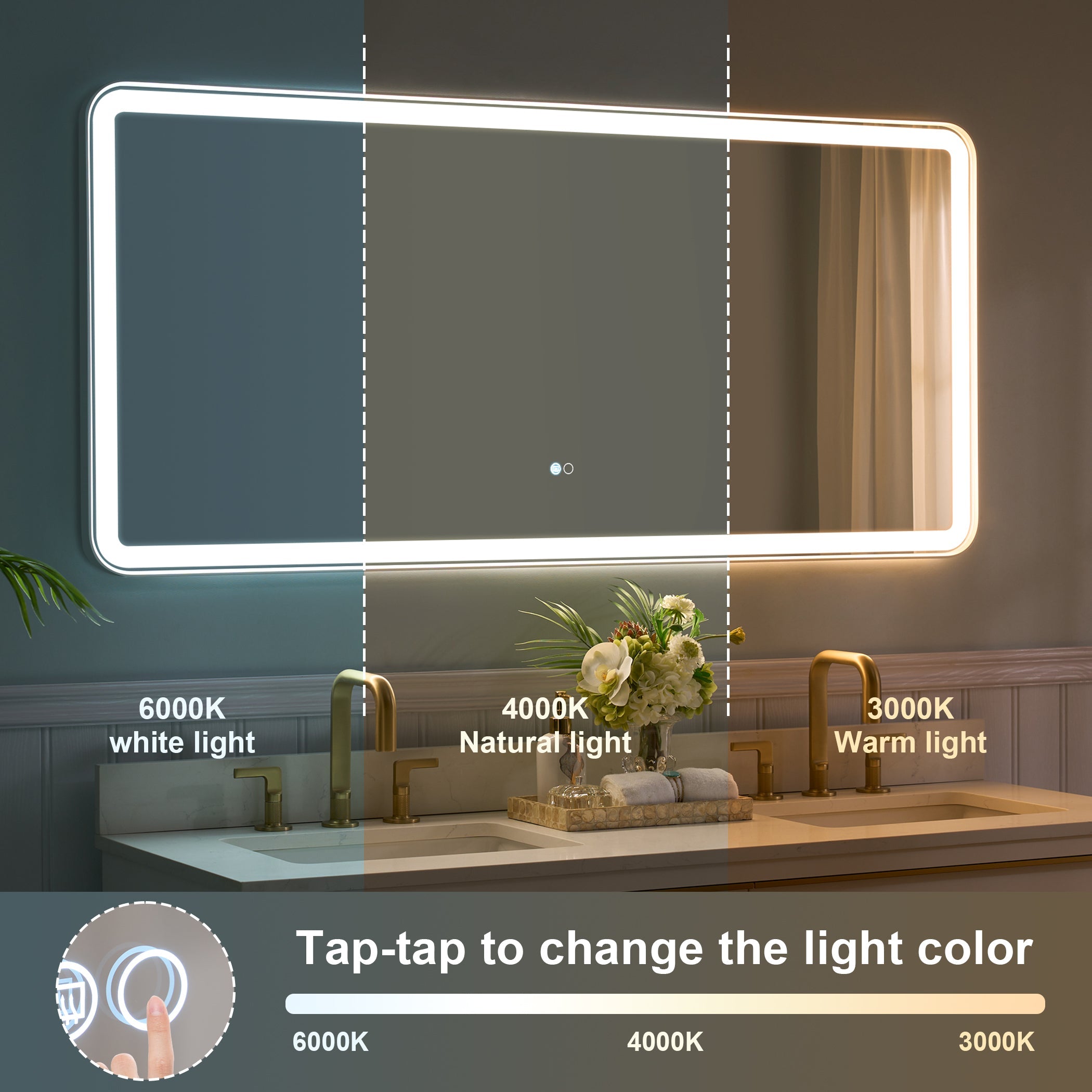 Bathroom Lighted Mirror