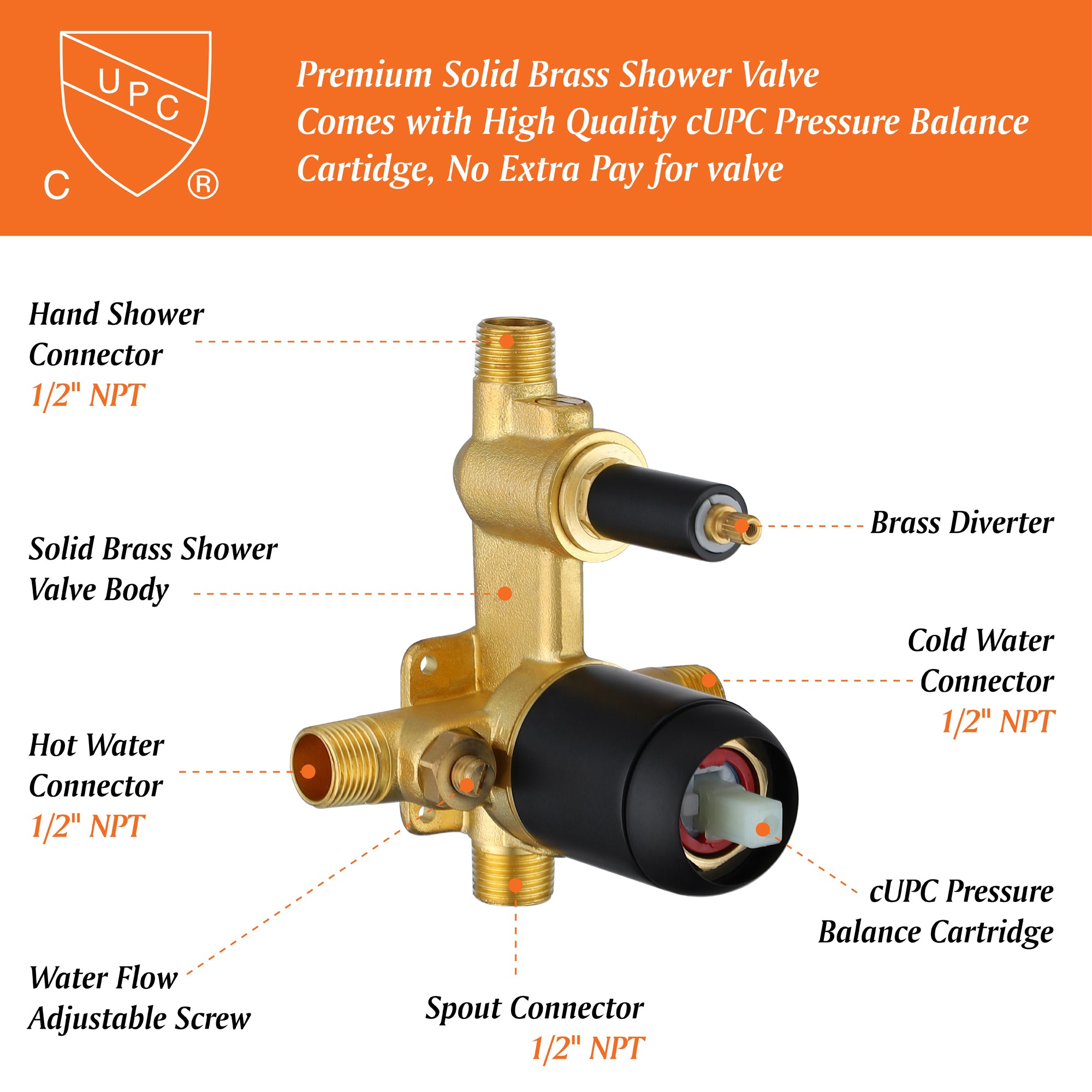 Matte Black Single Handle Tub Faucet with Hand Shower and Storage Station