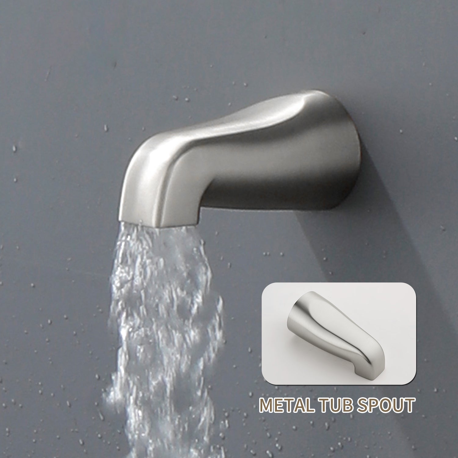 10-function Overhead Shower and Bathtub Faucet