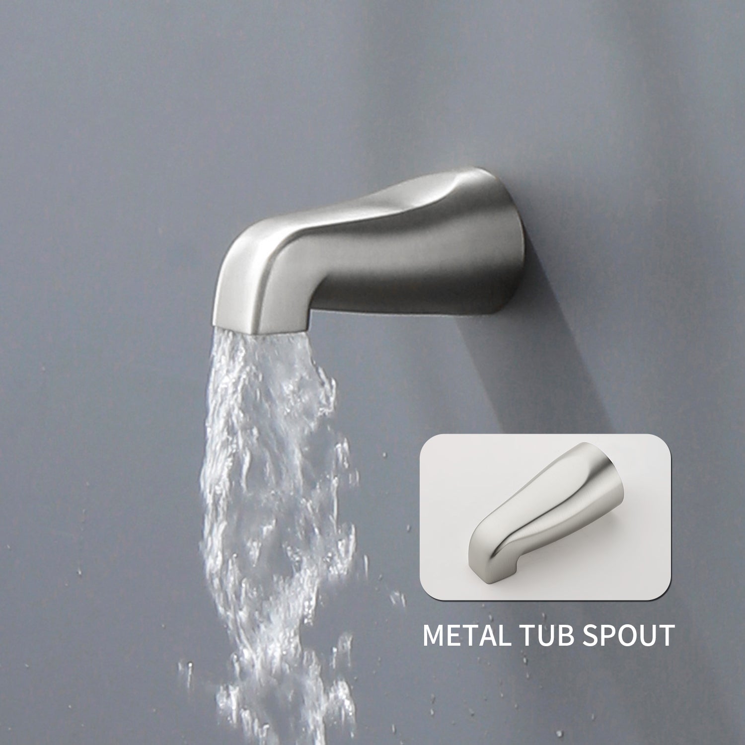 Dual Head Wall Mount Shower System with 7 Spray Functions Shower Faucet