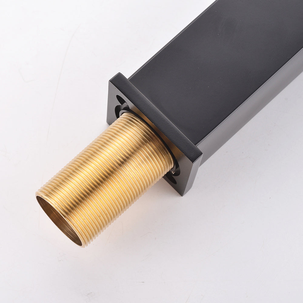 Single Handle Single Hole Bathroom Faucet with Spot Resistant Matte Black