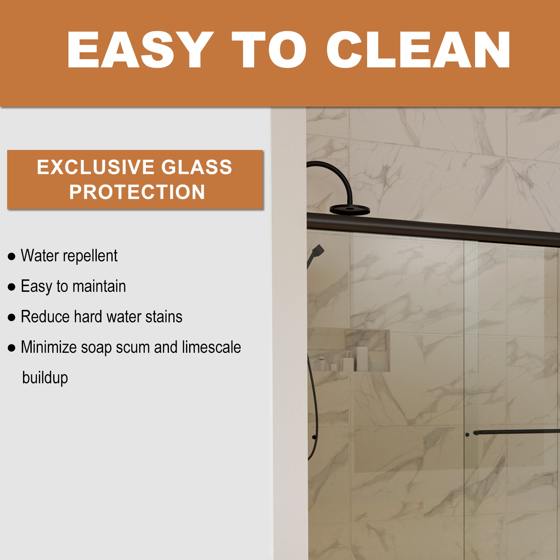 shower sliding door