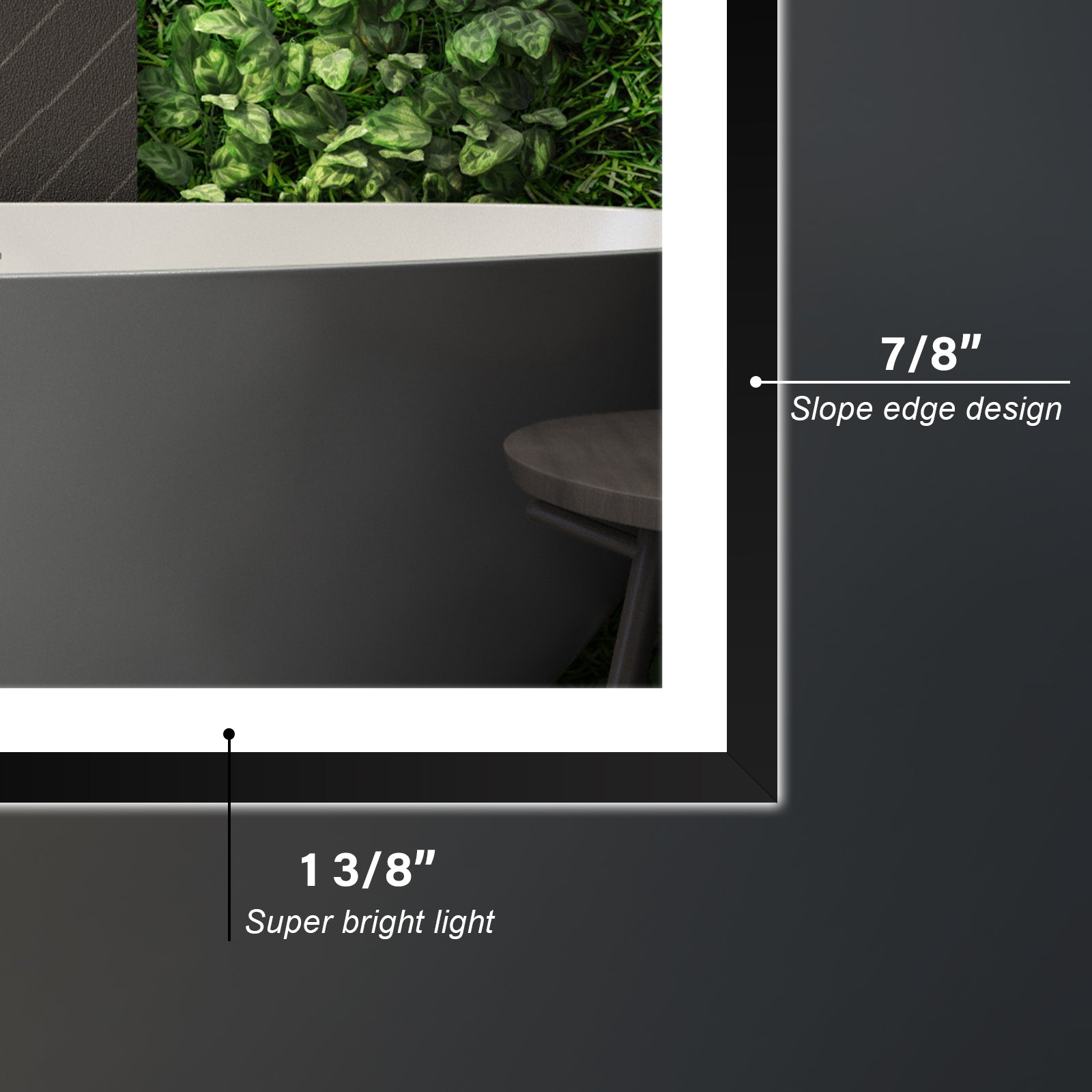 Bright Light Bathroom Mirror