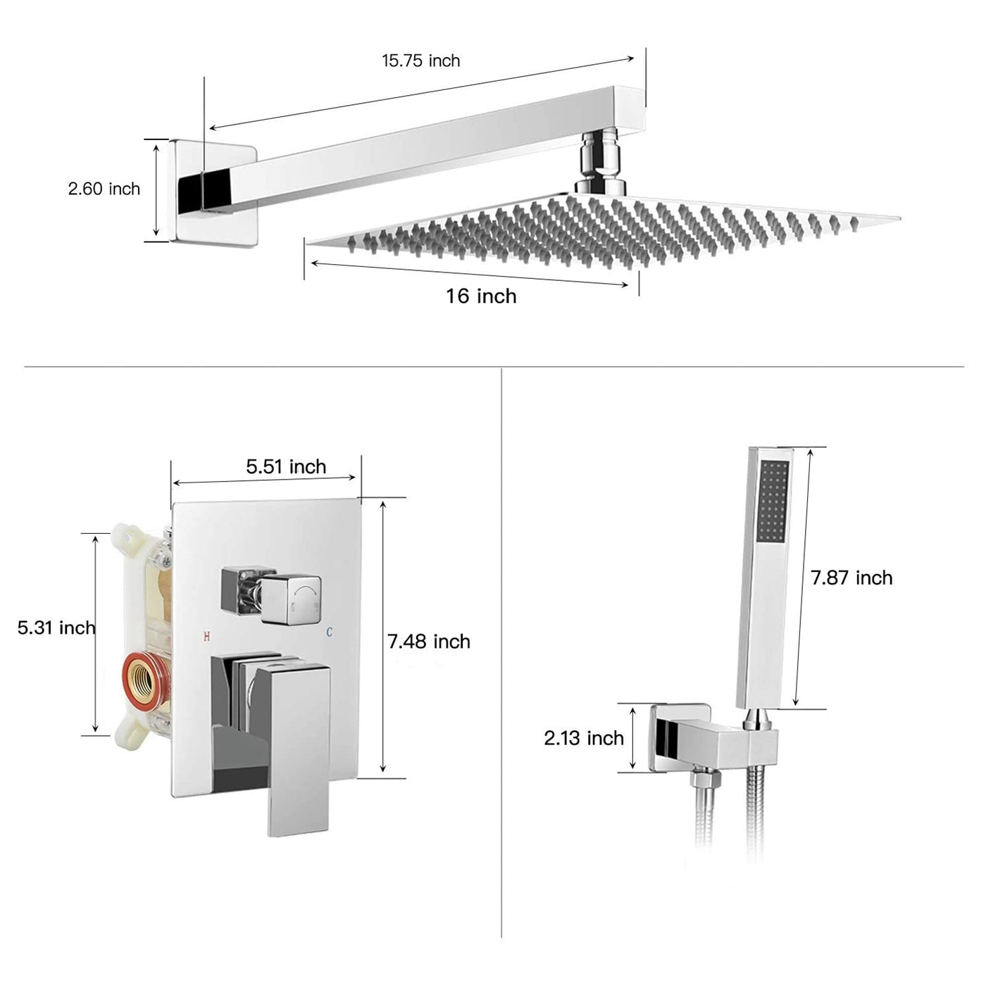 high pressure shower head
