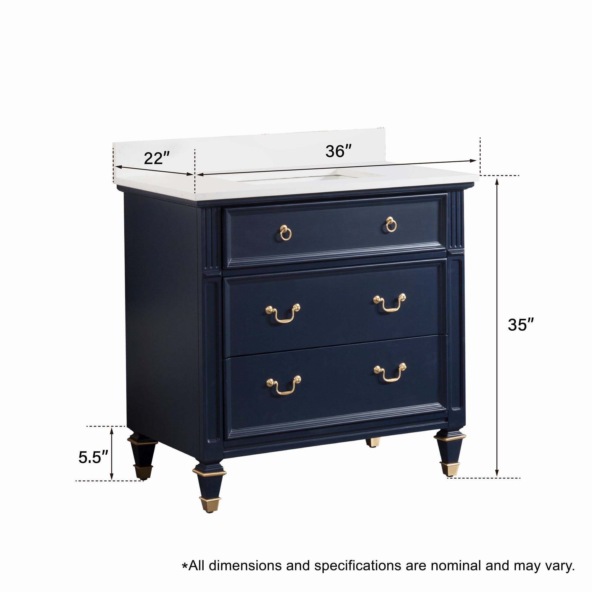 Solid Wood Bathroom Vanity