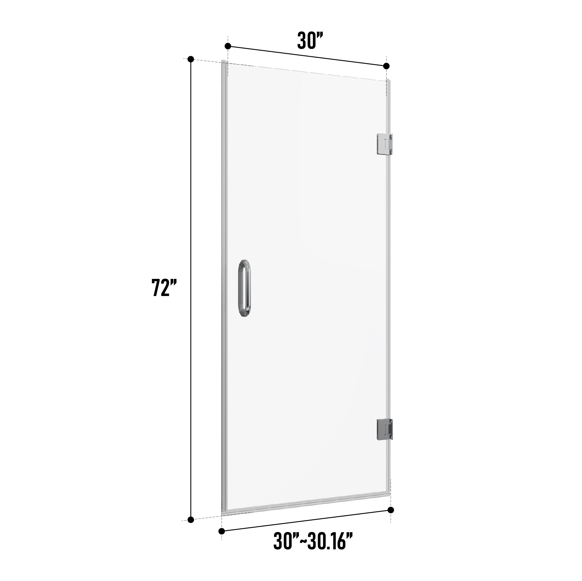 Single Door Shower Enclosures