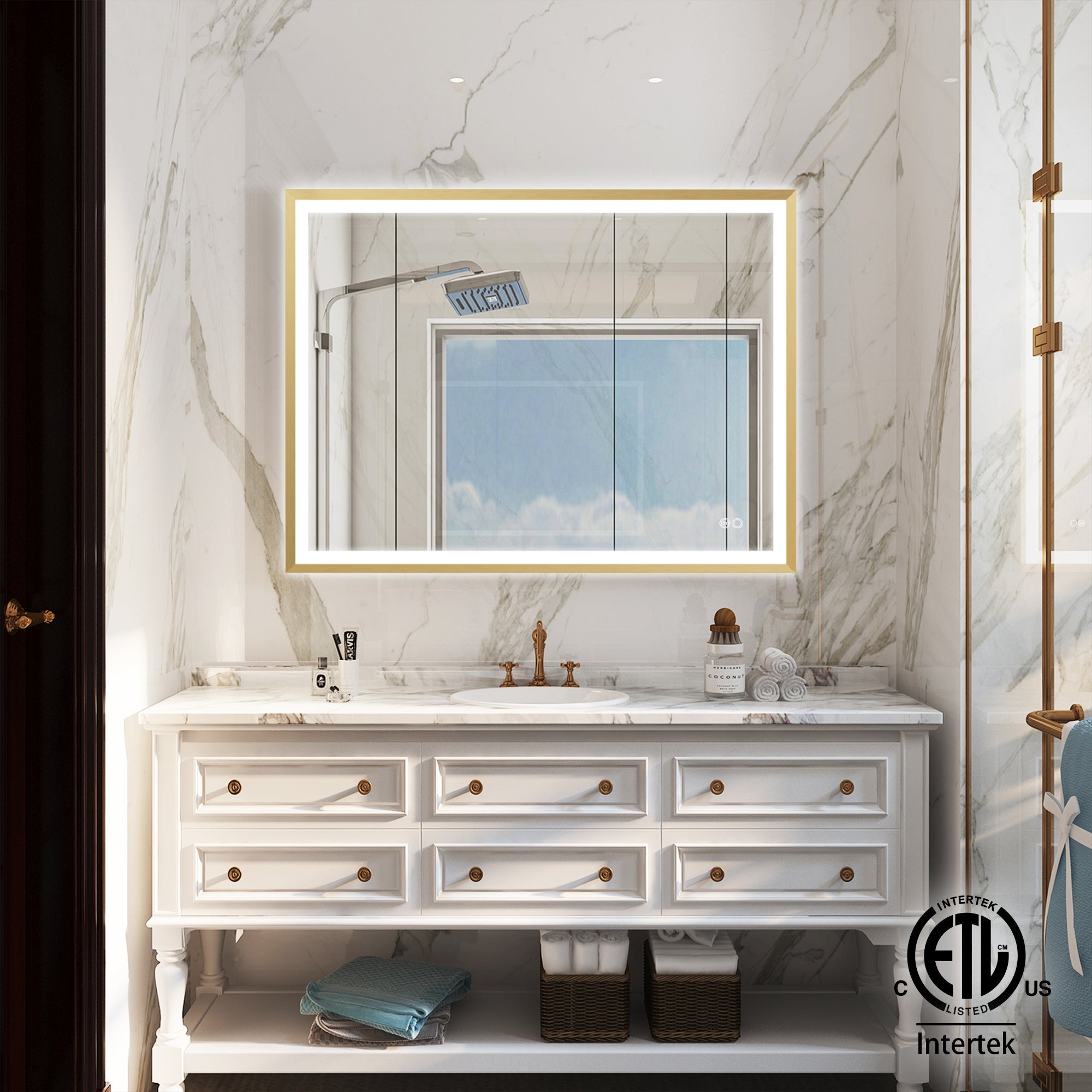 Lighted Bathroom Mirror