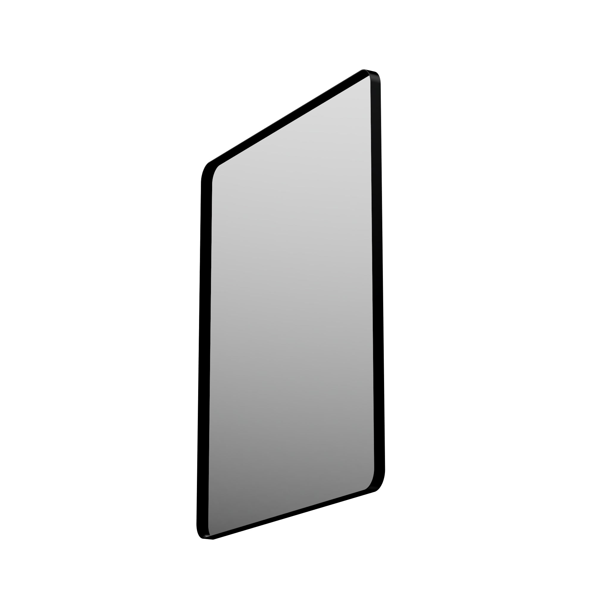 30 in. W x 36 in. H Black Bathroom Wall Mirror, Minimalist Aluminum Framed Vanity Mirror (Vertical/Horizontal)