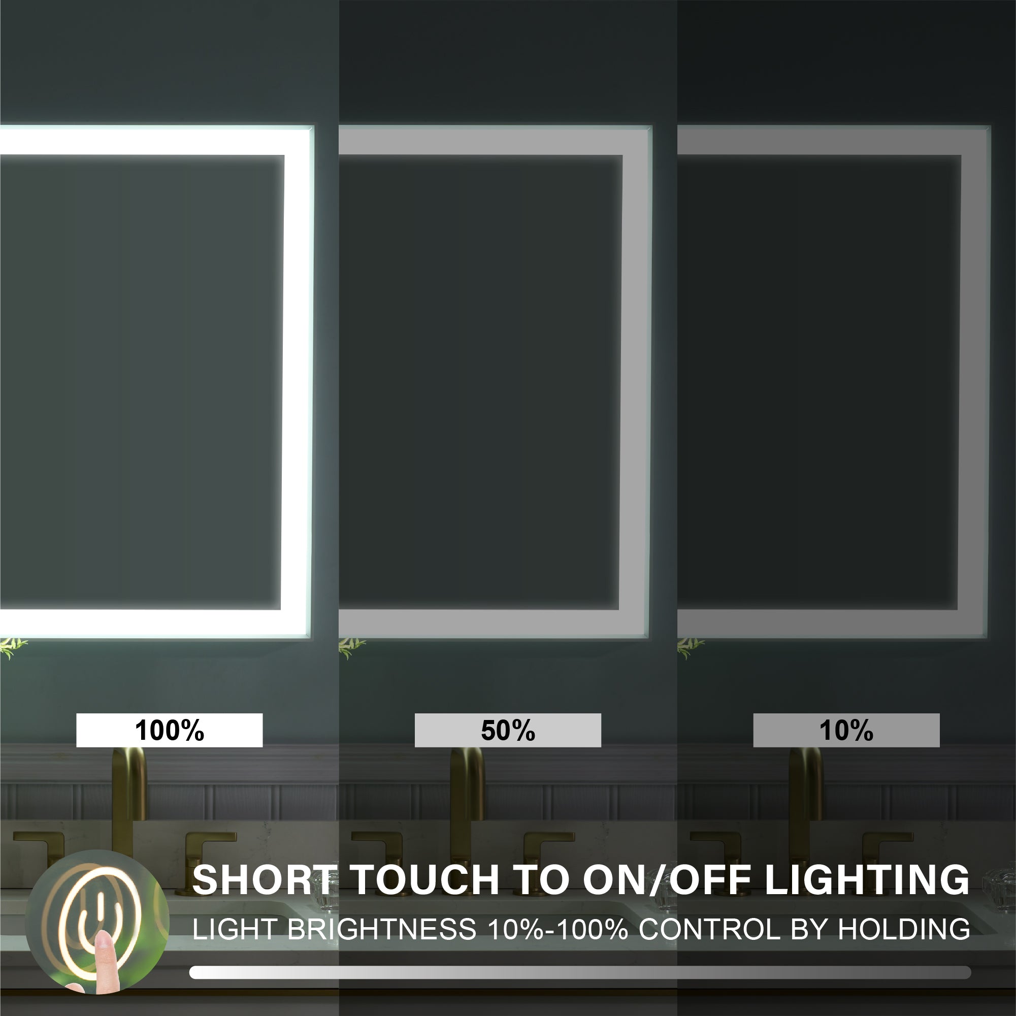 Bathroom Lighted Mirror