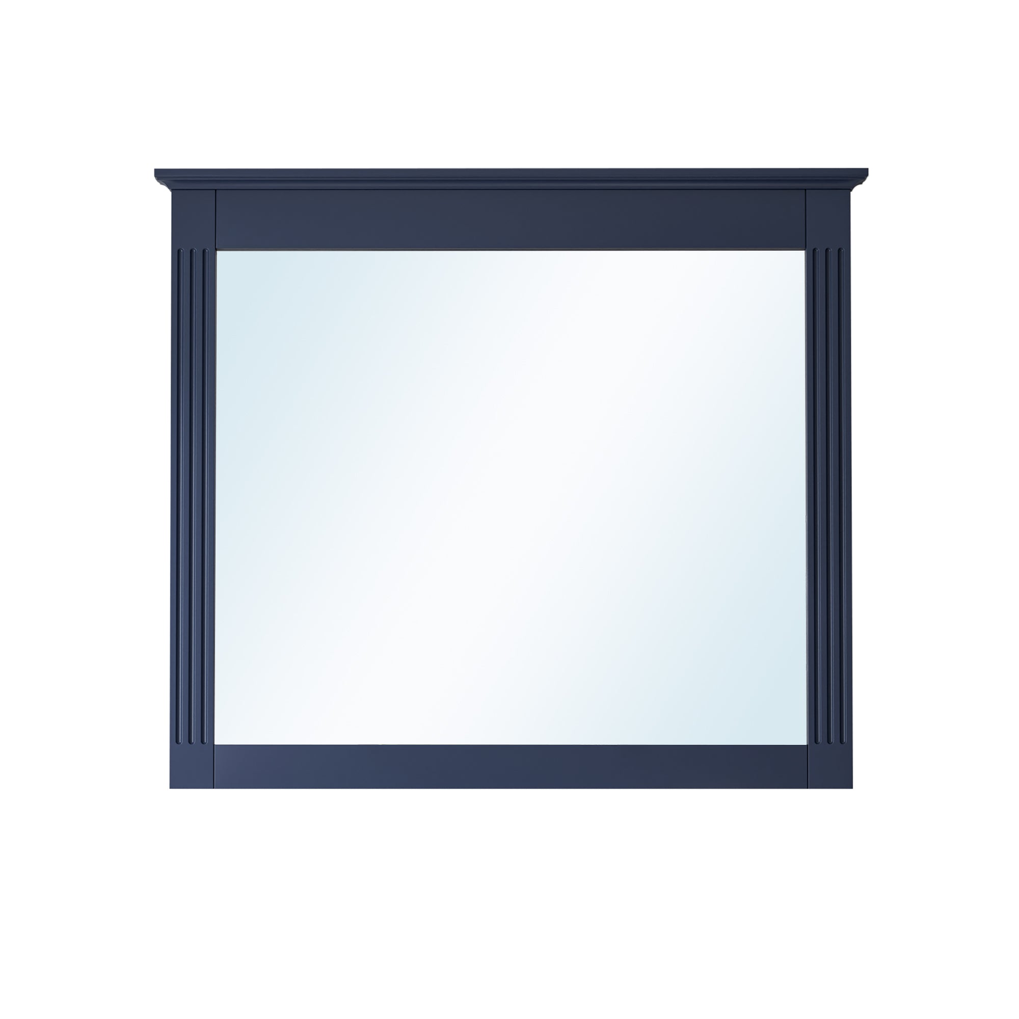 38 in. W x 33 in. H Solid Wood Bathroom Vanity Mirror