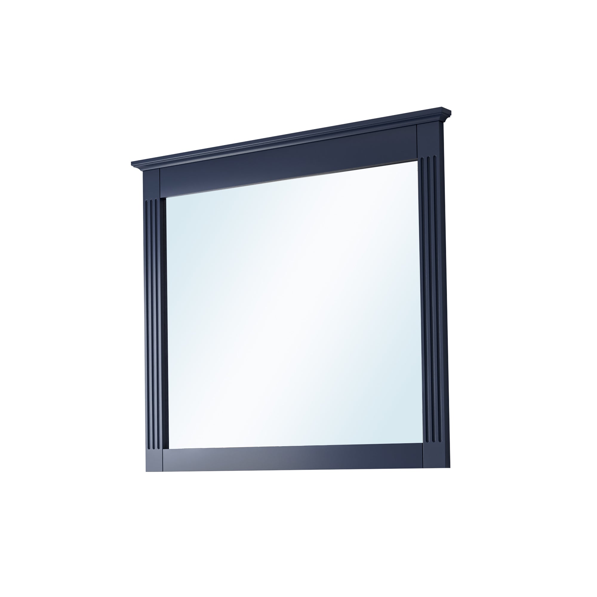 38 in. W x 33 in. H Solid Wood Bathroom Vanity Mirror