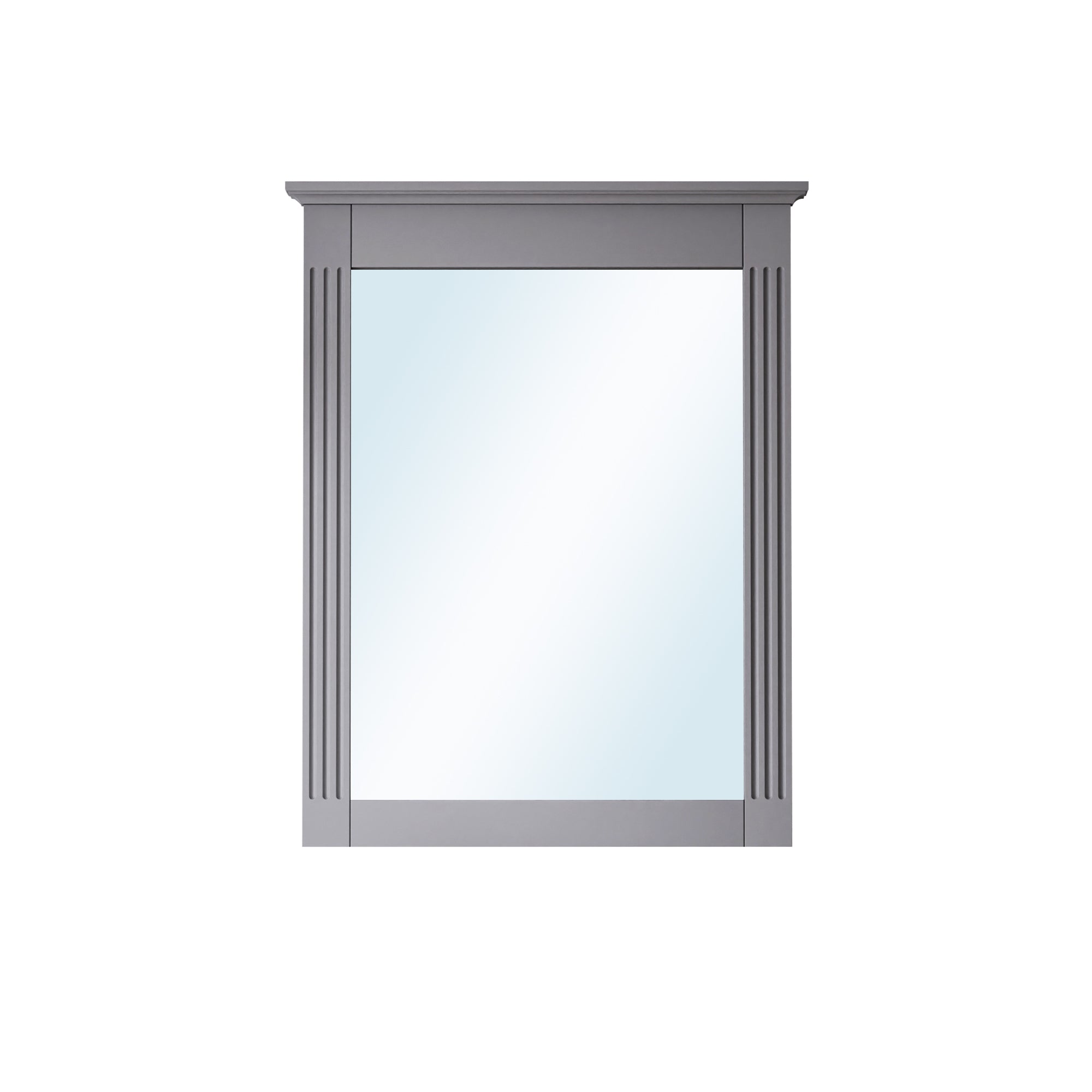 26 in. W x 33 in. H Medium Rectangular Wood Framed Wall Mount Bathroom Vanity Mirror(Set of 2)