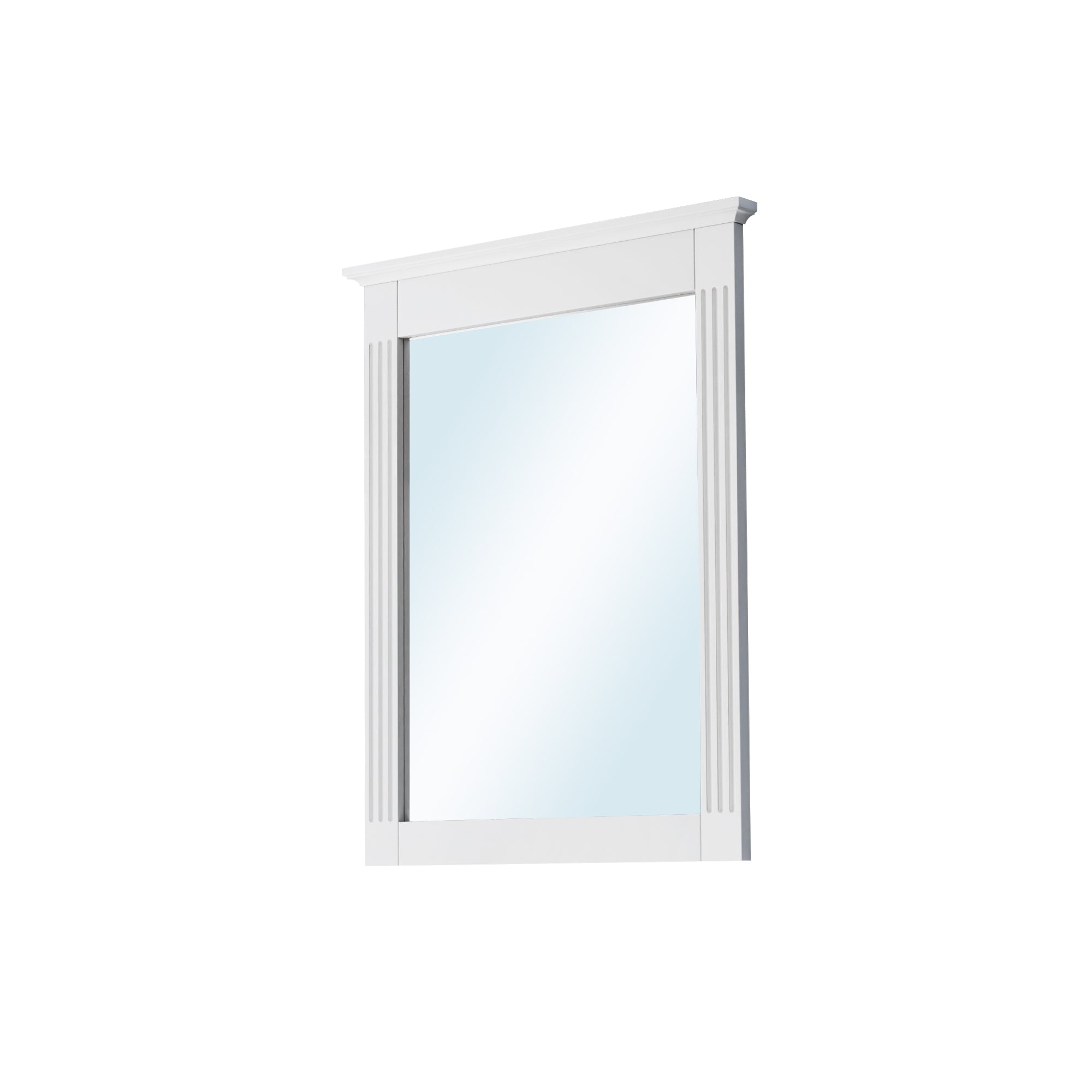26 in. W x 33 in. H Medium Rectangular Wood Framed Wall Mount Bathroom Vanity Mirror(Set of 2)