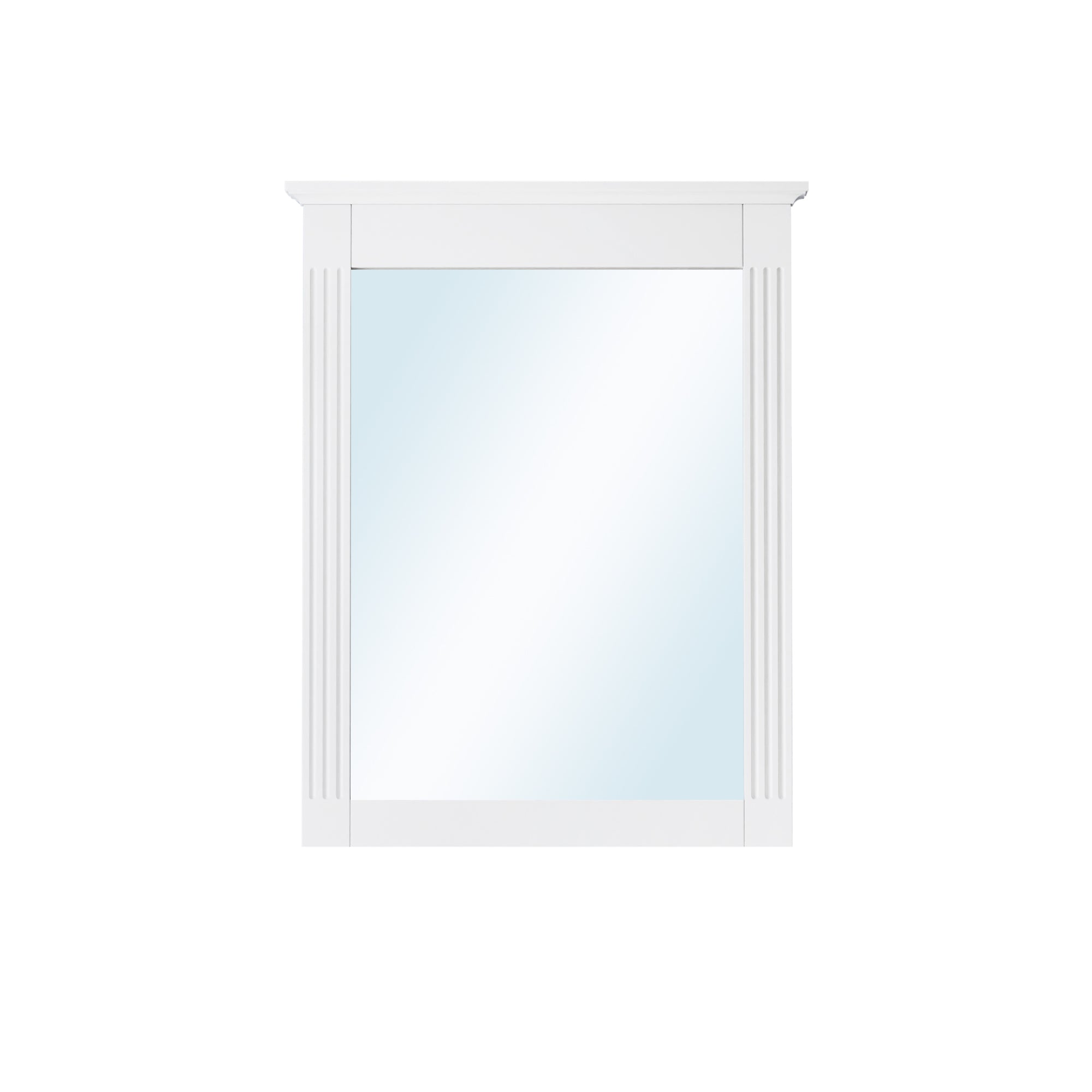 26 in. W x 33 in. H Medium Rectangular Wood Framed Wall Mount Bathroom Vanity Mirror(Set of 2)