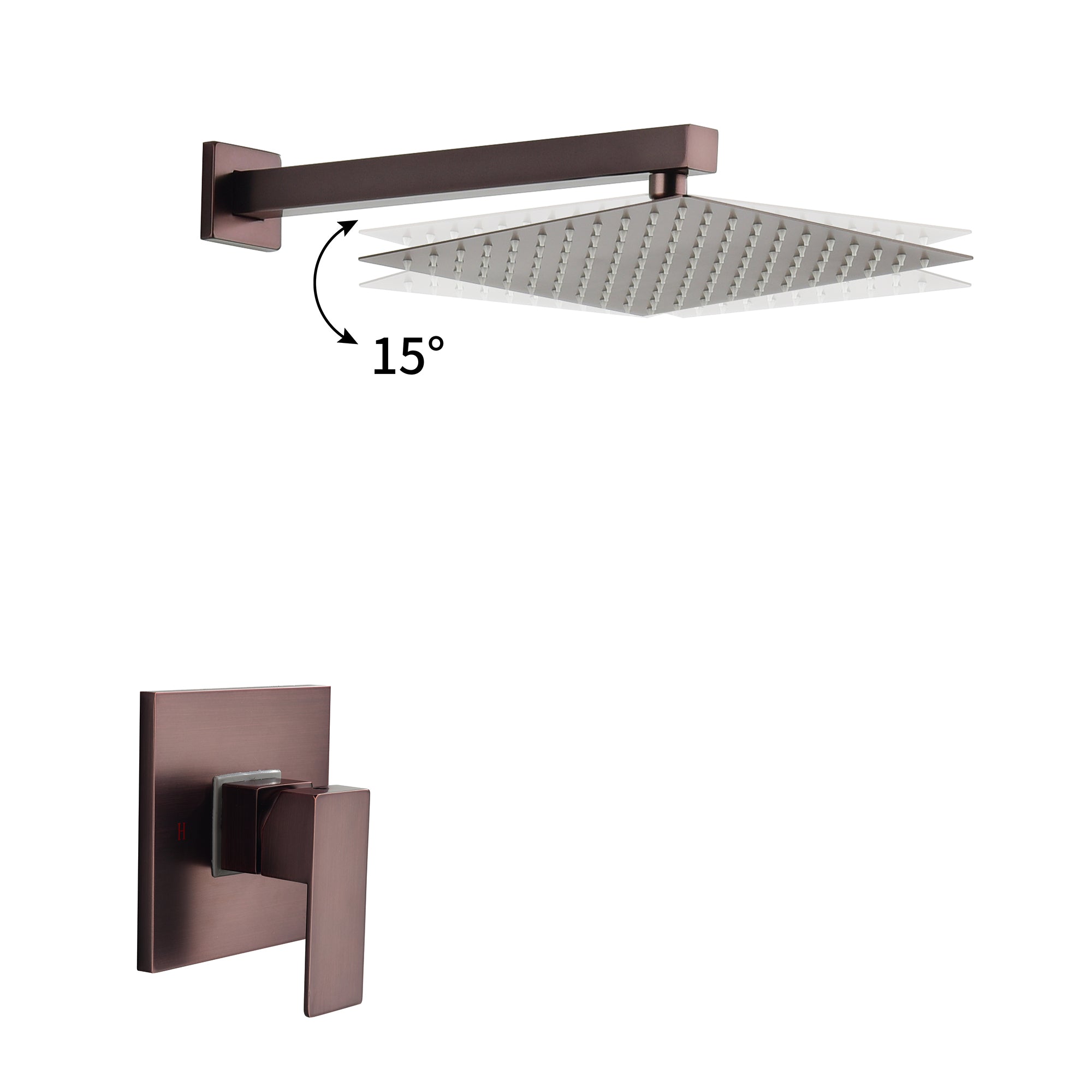 10 inch Shower Head Concealed Valve Built-In Shower System