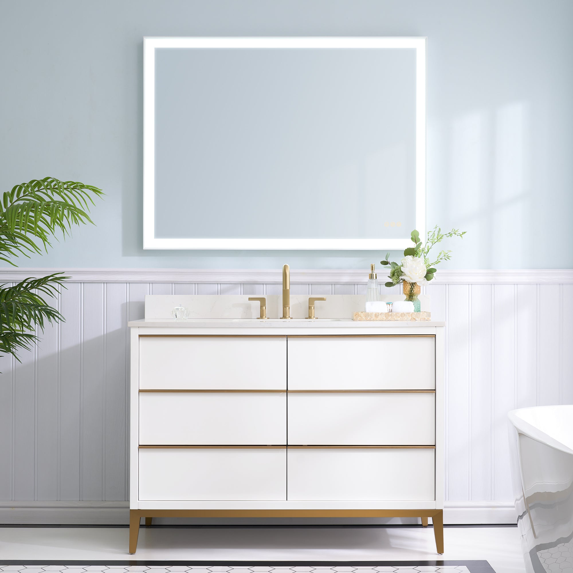 Lighted Bathroom Mirrors