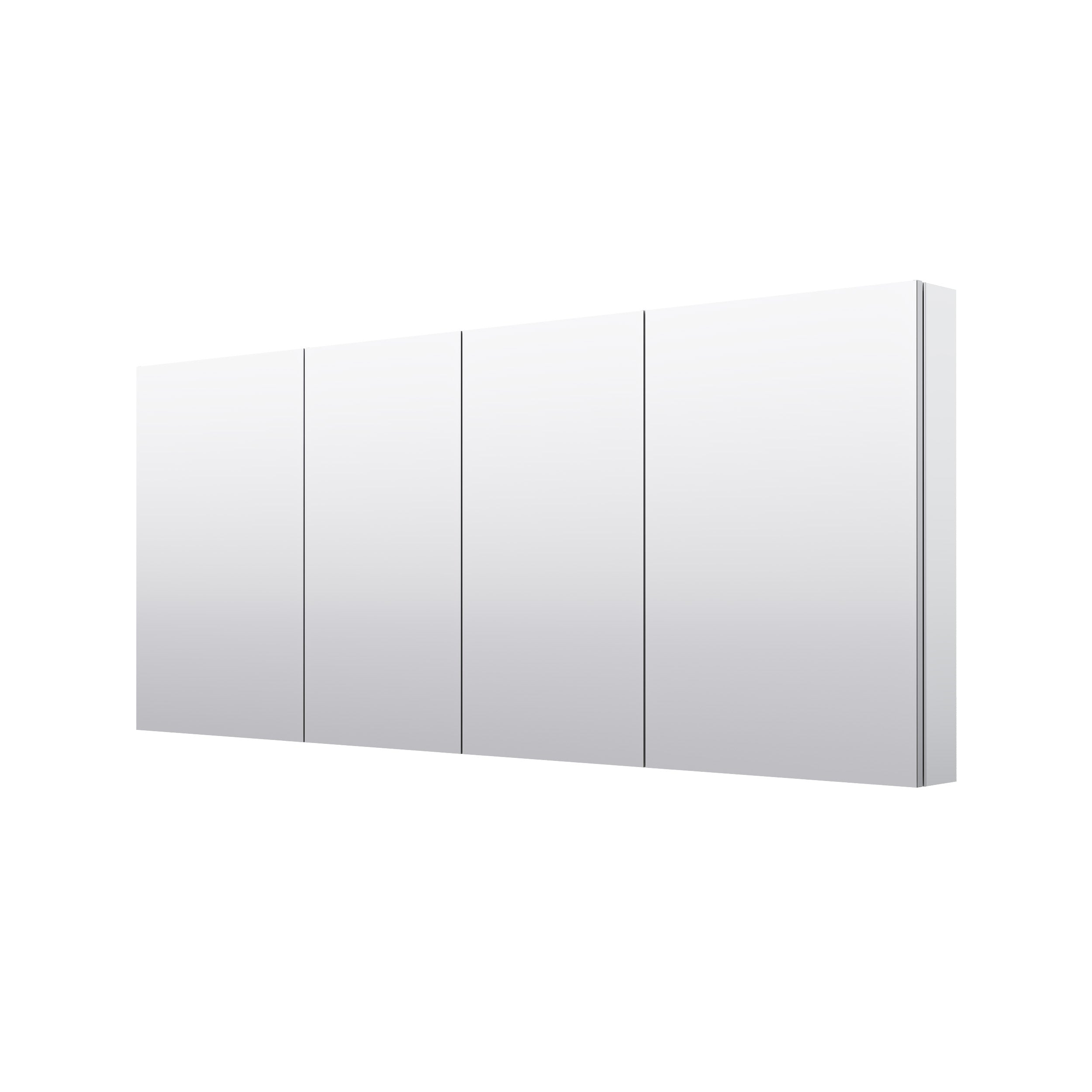 72 in.×32 in.H Copper-Free Mirror Medicine Cabinet with Soft-Close Blum® Hinges and 4 Doors