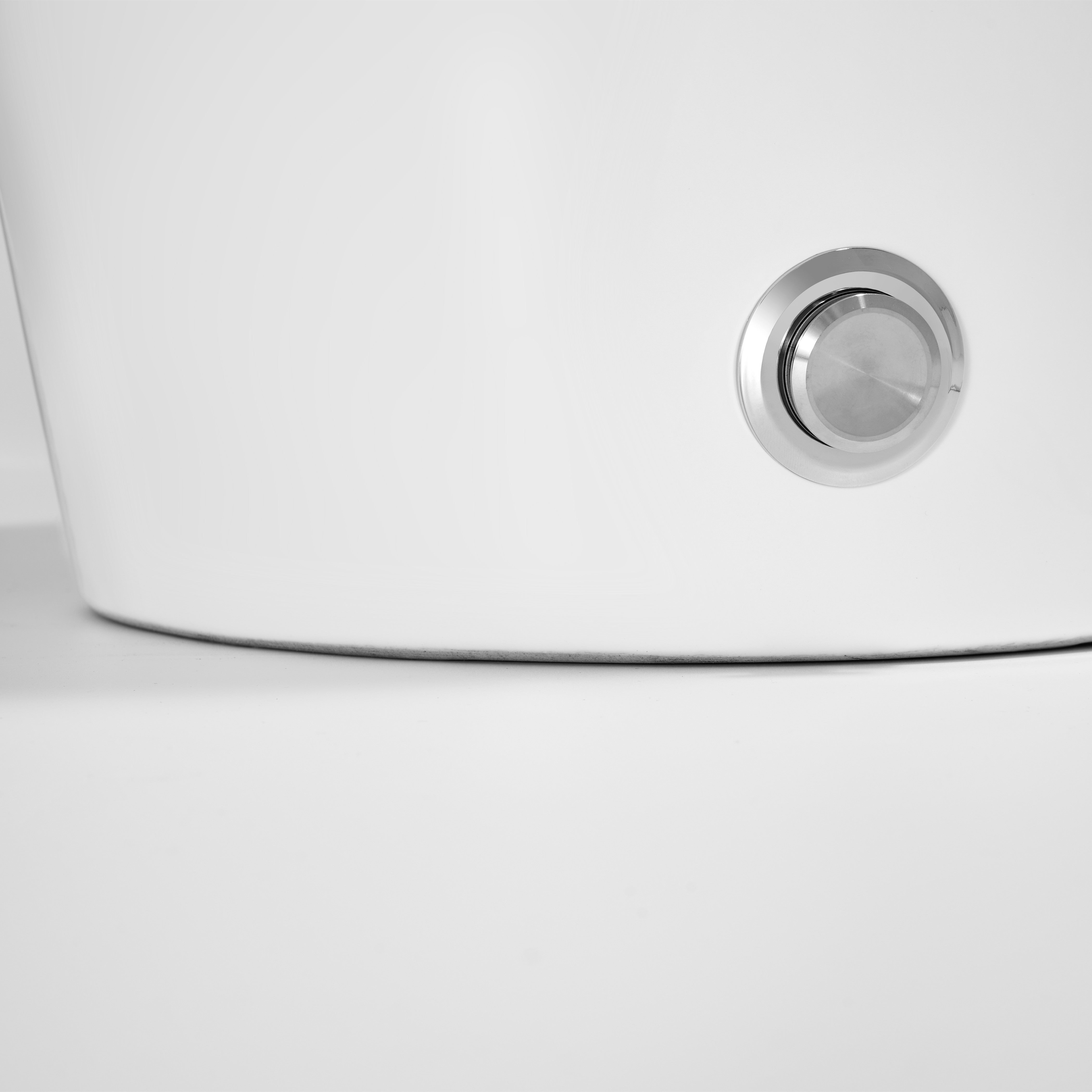 Smart Toilet with Auto Flushing, Foot Sensor, Nightlight & Antibacterial Coating, 1.28GPF