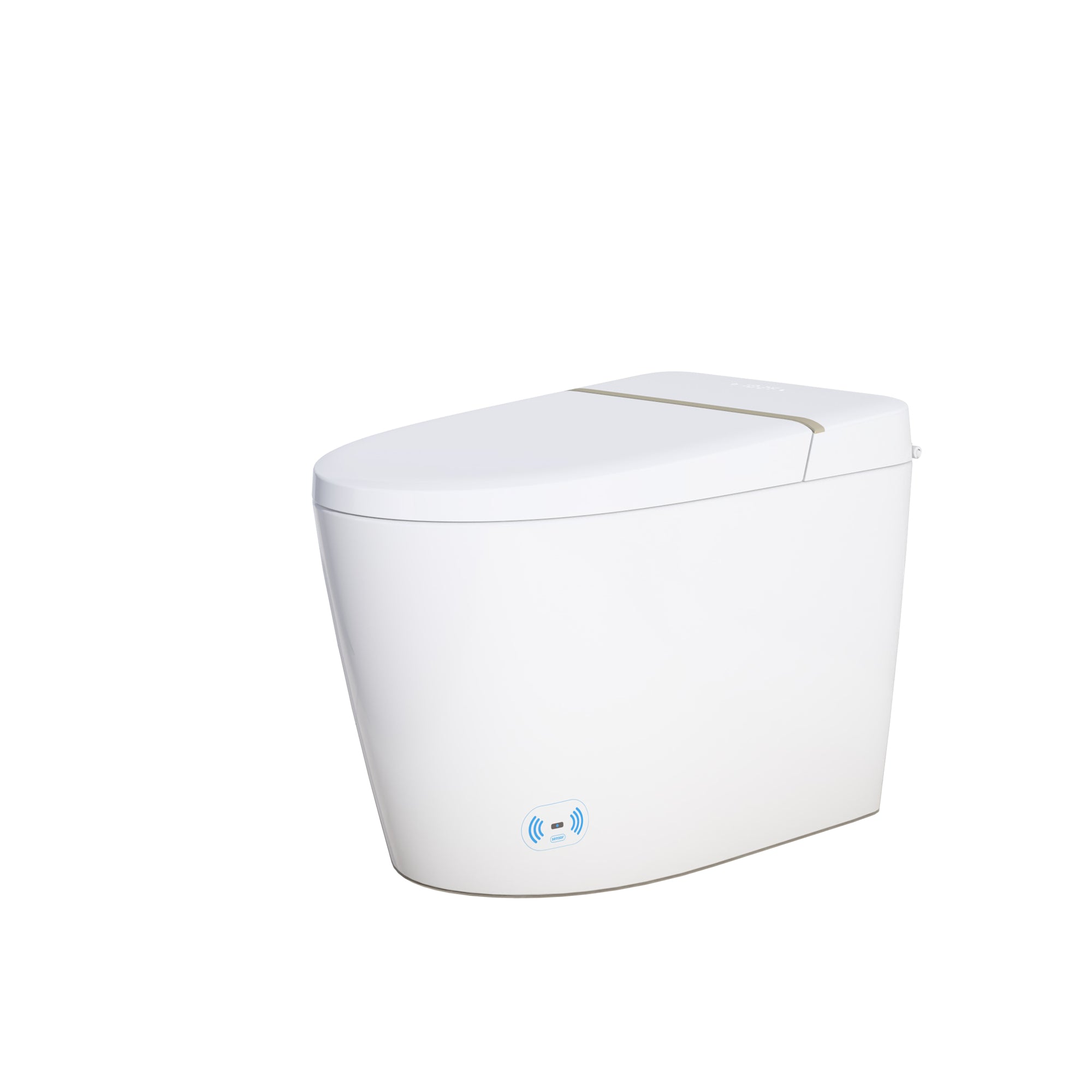 Smart Toilet With Auto Flush,Heated Seat,Warm Water,Warm Air Drying,LED Temperature Display