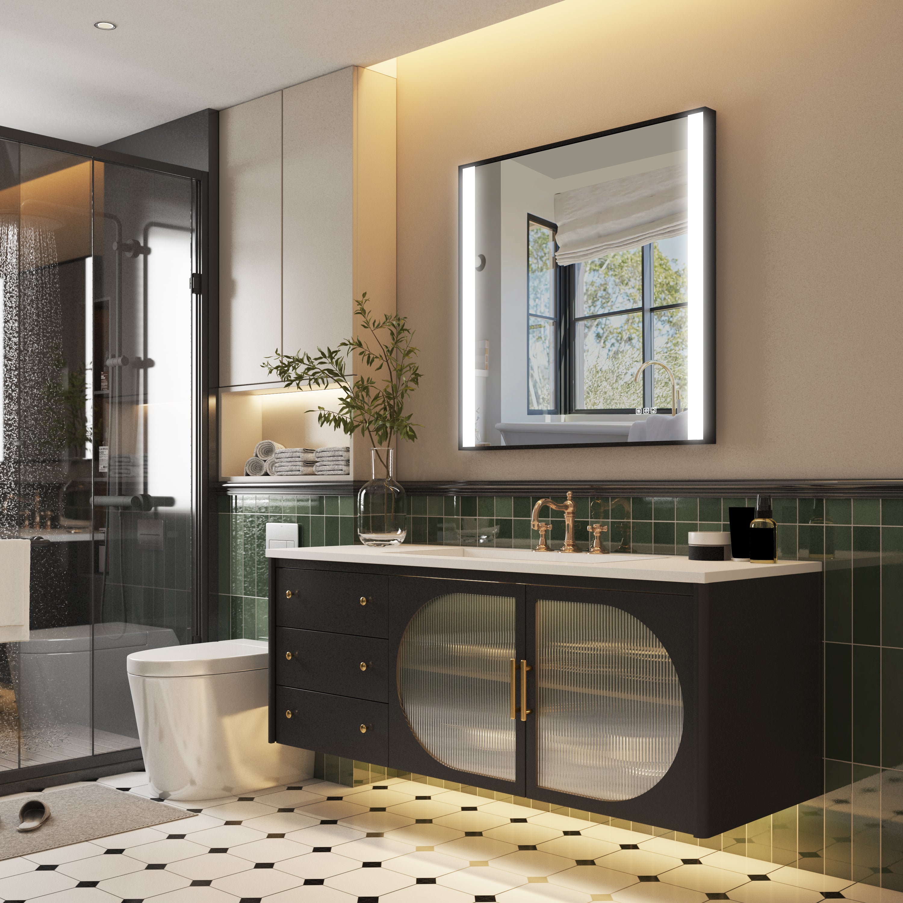 Bathroom Light Mirror