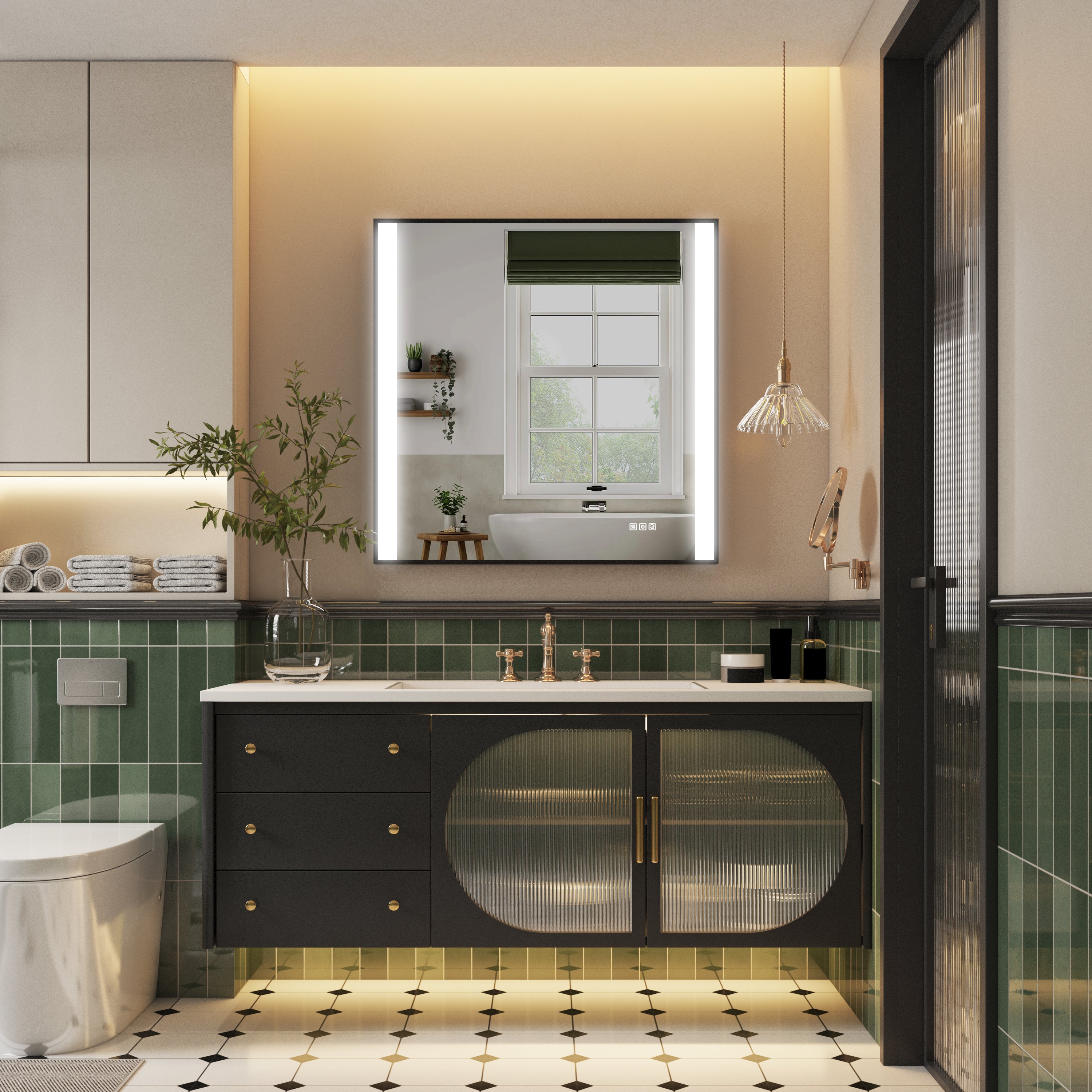 Lighted Bathroom Mirrors