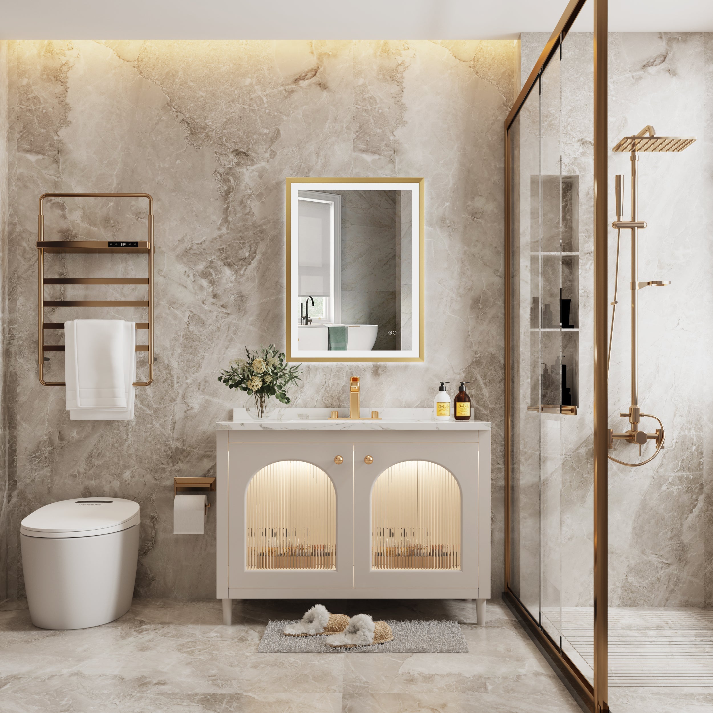 Bathroom Mirror with Lights