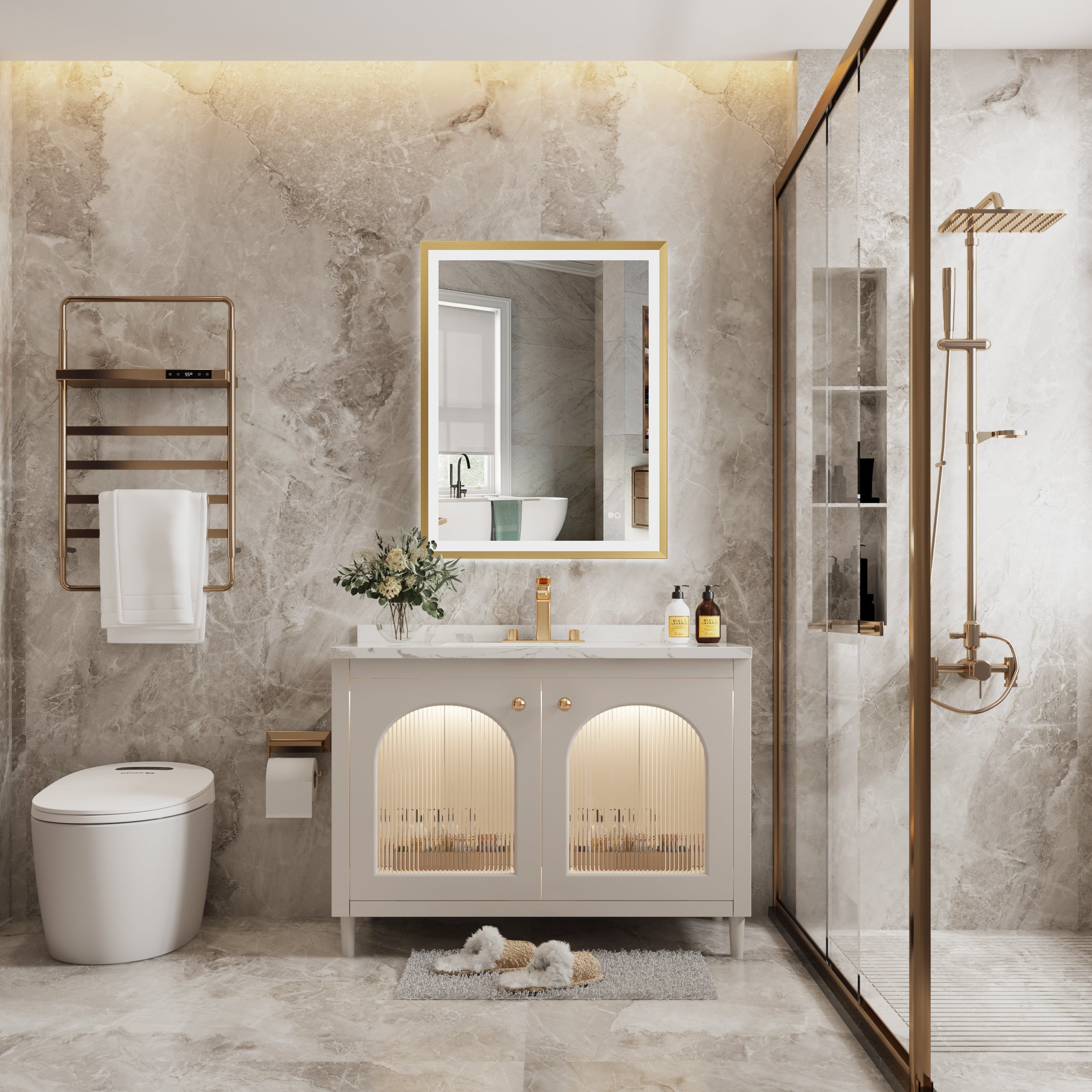 Bathroom Mirror with Lights